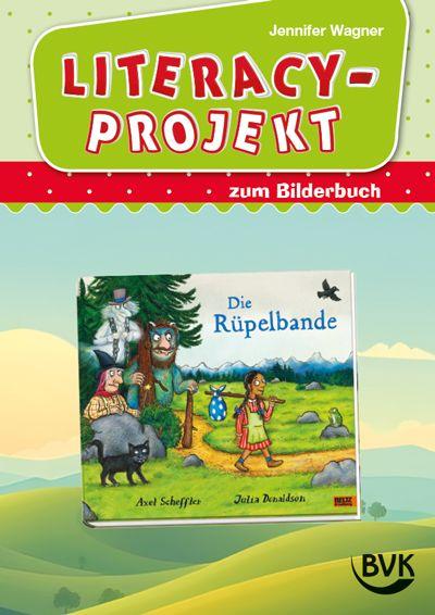 Vorderes Coverbild Literacy-Projekt zum Bilderbuch Die Rüpelbande