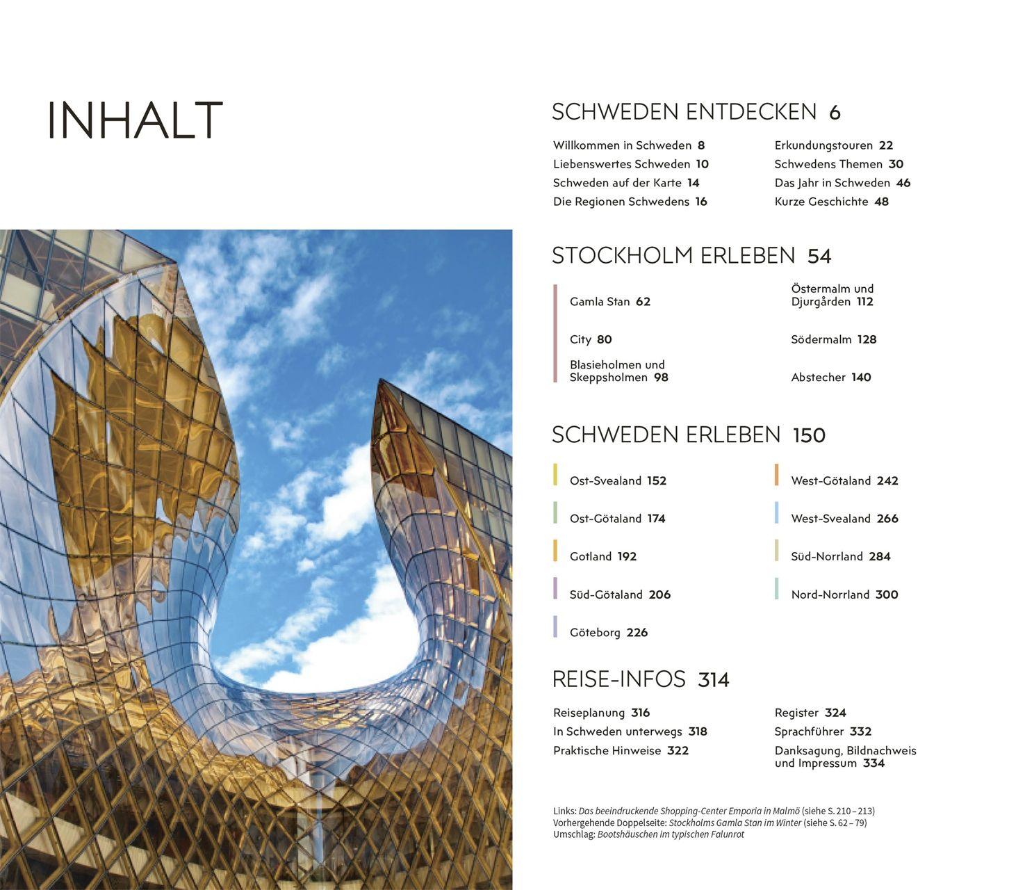 Beispielinhalt (Bild) Vis-à-Vis Reiseführer Schweden