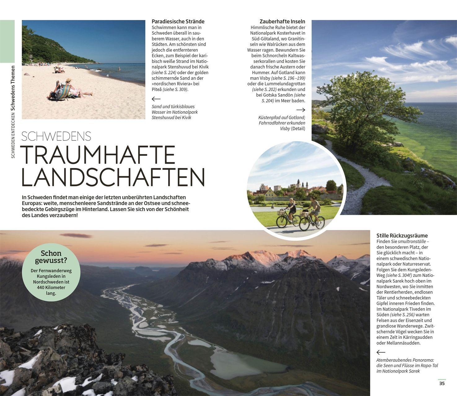 Beispielinhalt (Bild) Vis-à-Vis Reiseführer Schweden