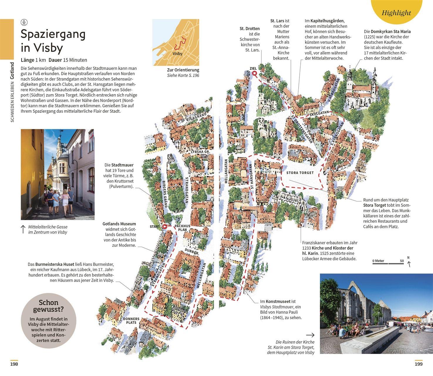 Beispielinhalt (Bild) Vis-à-Vis Reiseführer Schweden