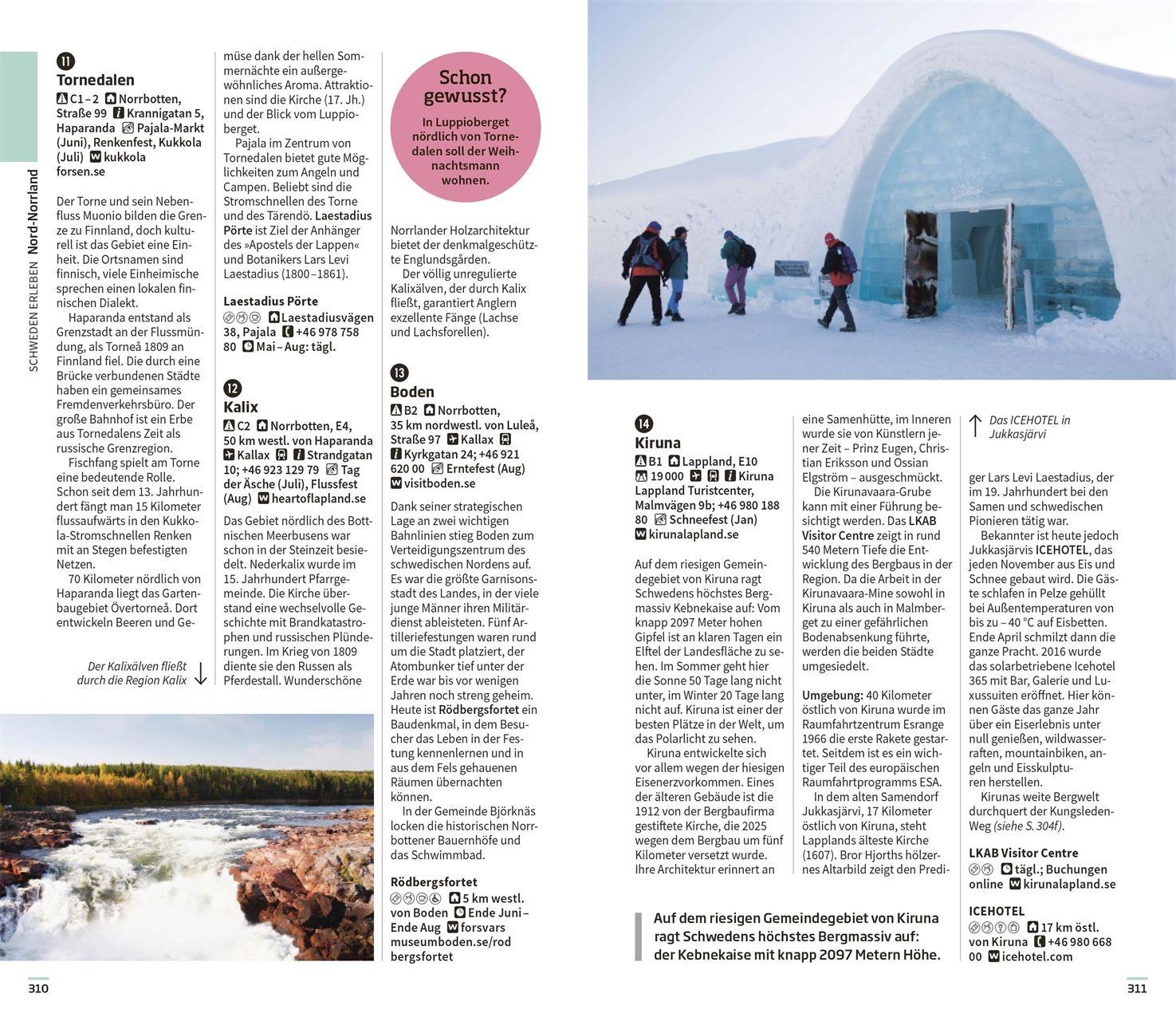 Beispielinhalt (Bild) Vis-à-Vis Reiseführer Schweden