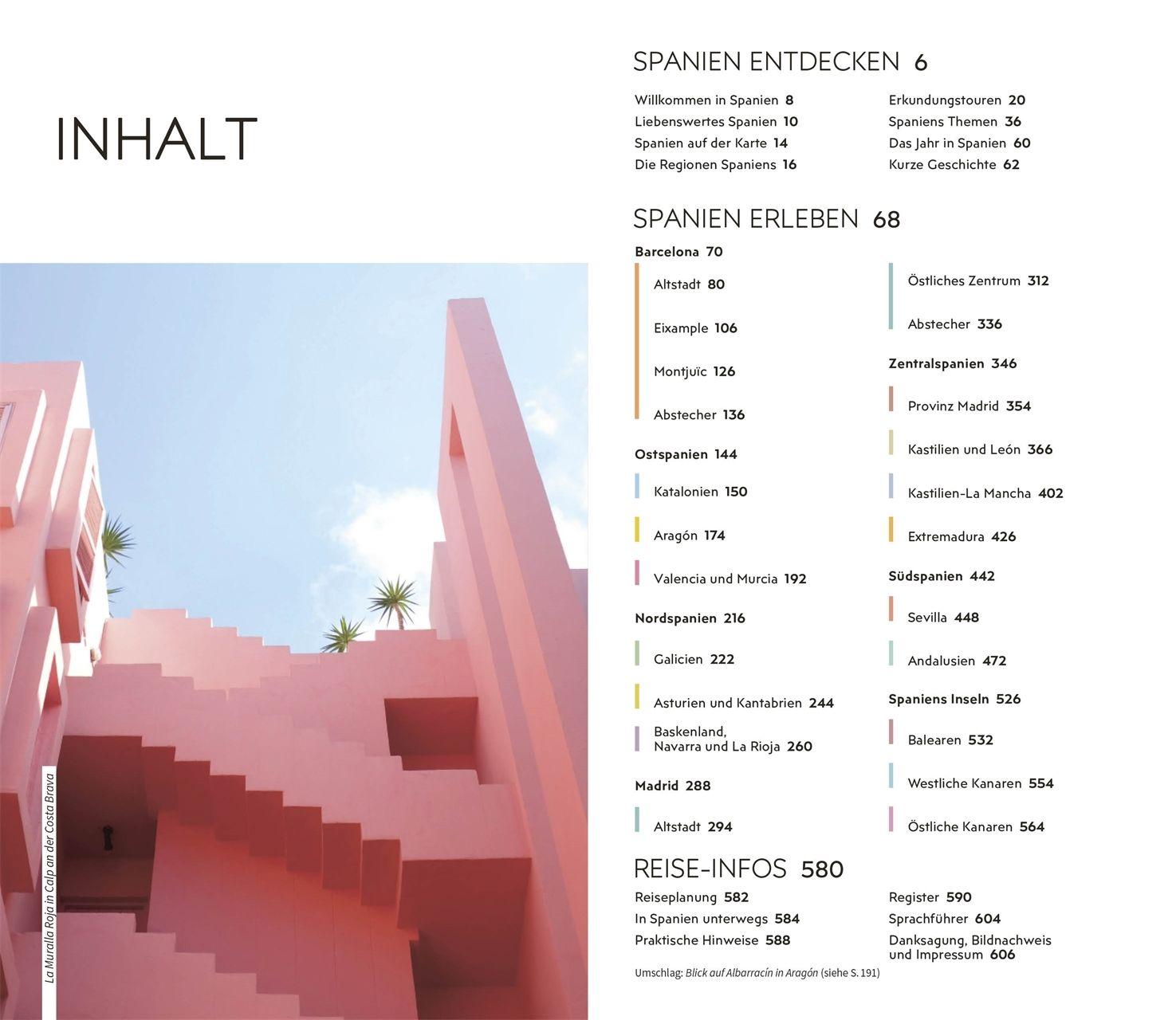 Beispielinhalt (Bild) Vis-à-Vis Reiseführer Spanien