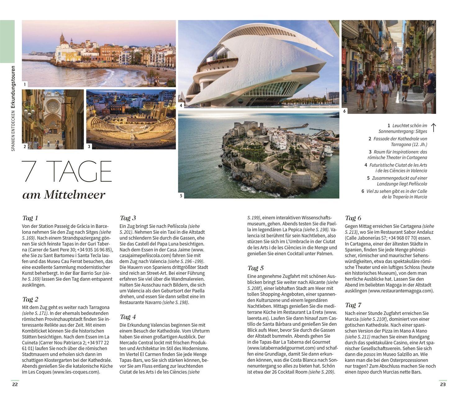 Beispielinhalt (Bild) Vis-à-Vis Reiseführer Spanien