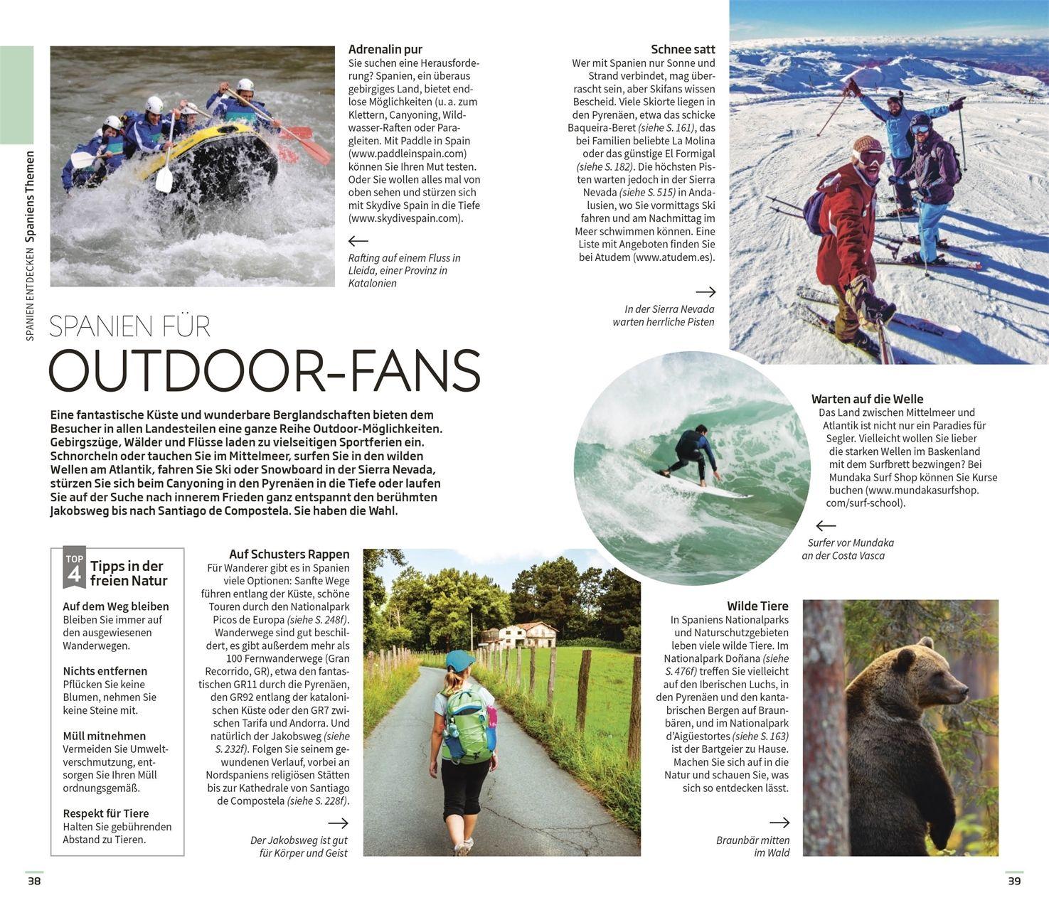 Beispielinhalt (Bild) Vis-à-Vis Reiseführer Spanien