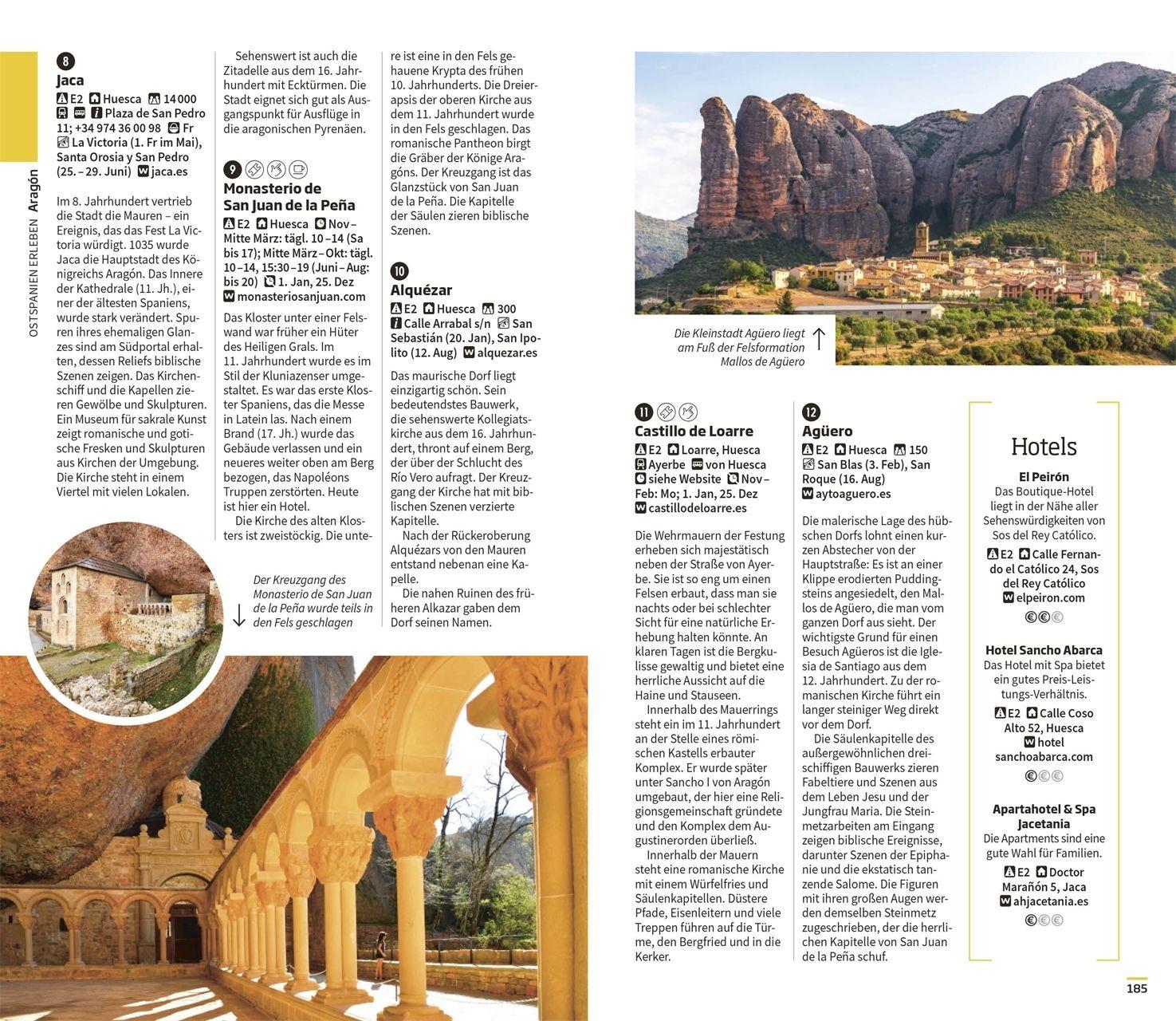 Beispielinhalt (Bild) Vis-à-Vis Reiseführer Spanien