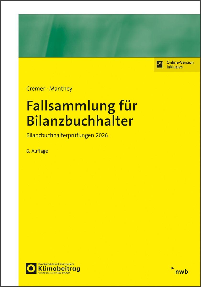 Vorderes Coverbild Fallsammlung für Bilanzbuchhalter