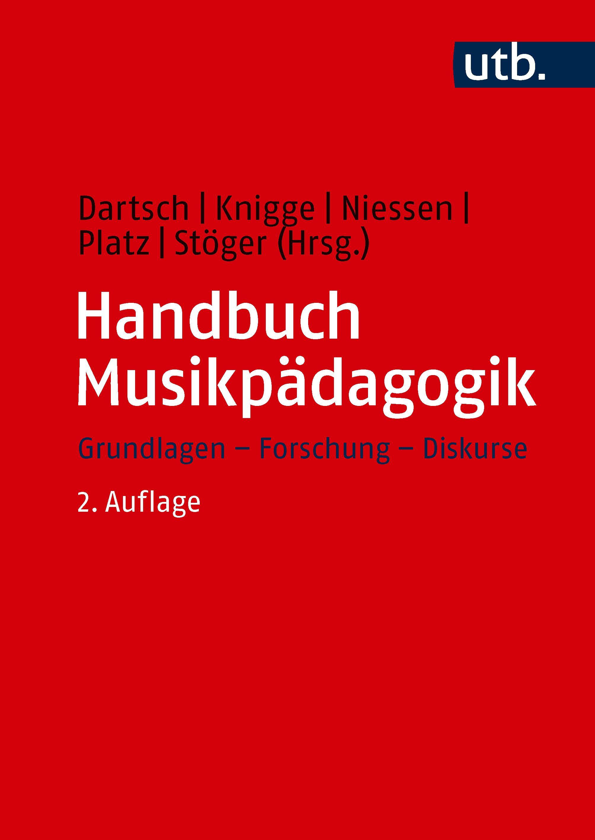Vorderes Coverbild Handbuch Musikpädagogik