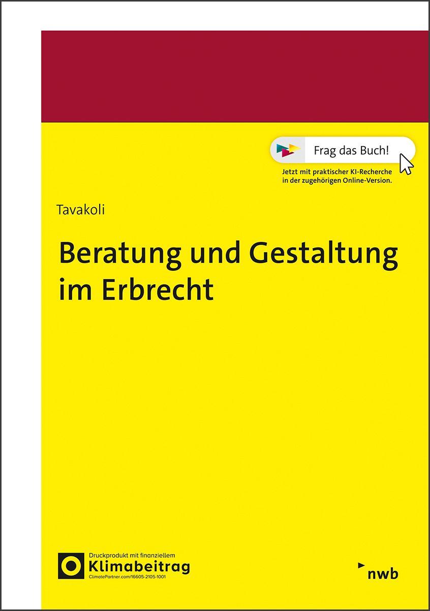 Vorderes Coverbild Beratung und Gestaltung im Erbrecht