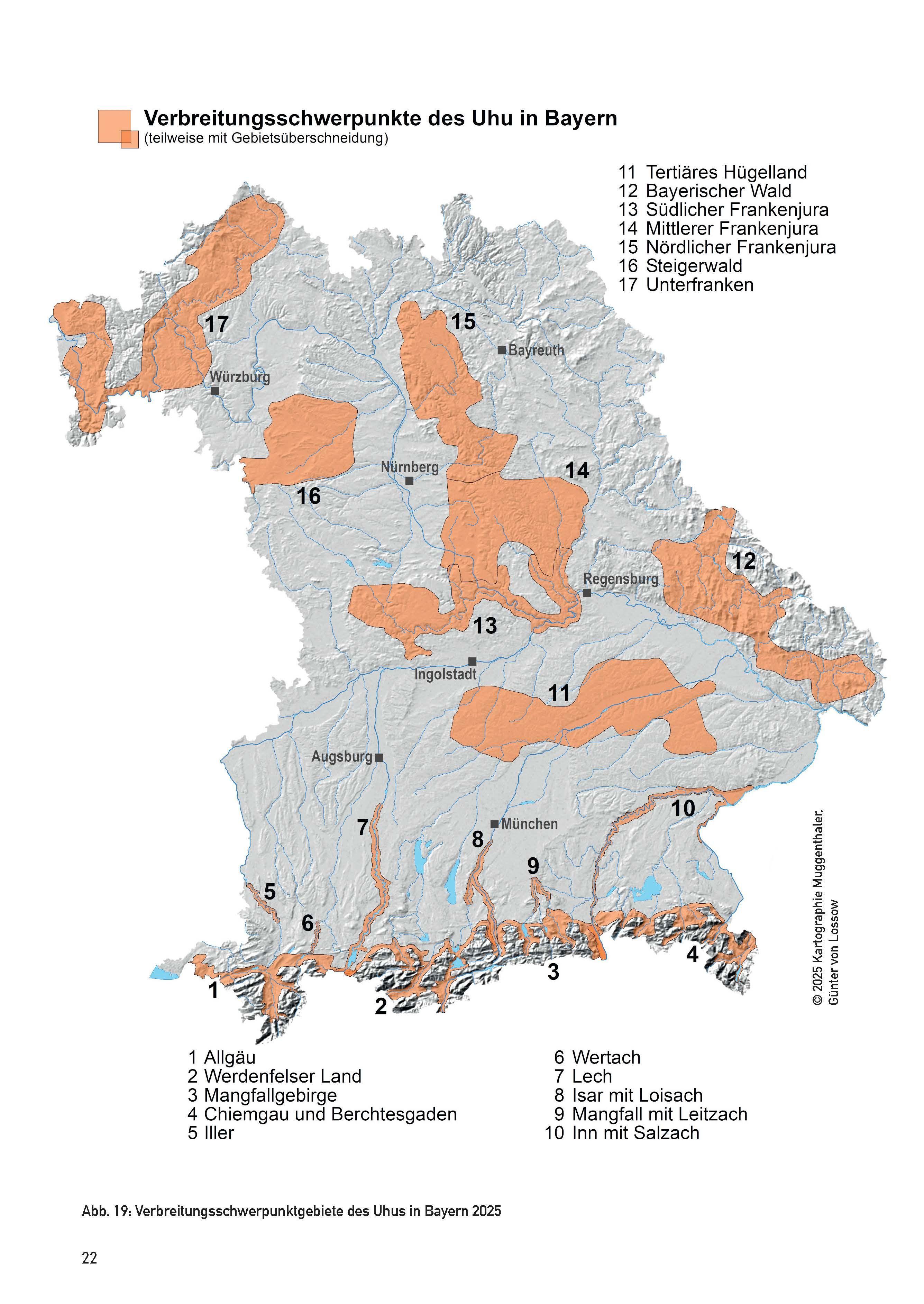 Beispielinhalt (Bild) Der Uhu in Bayern
