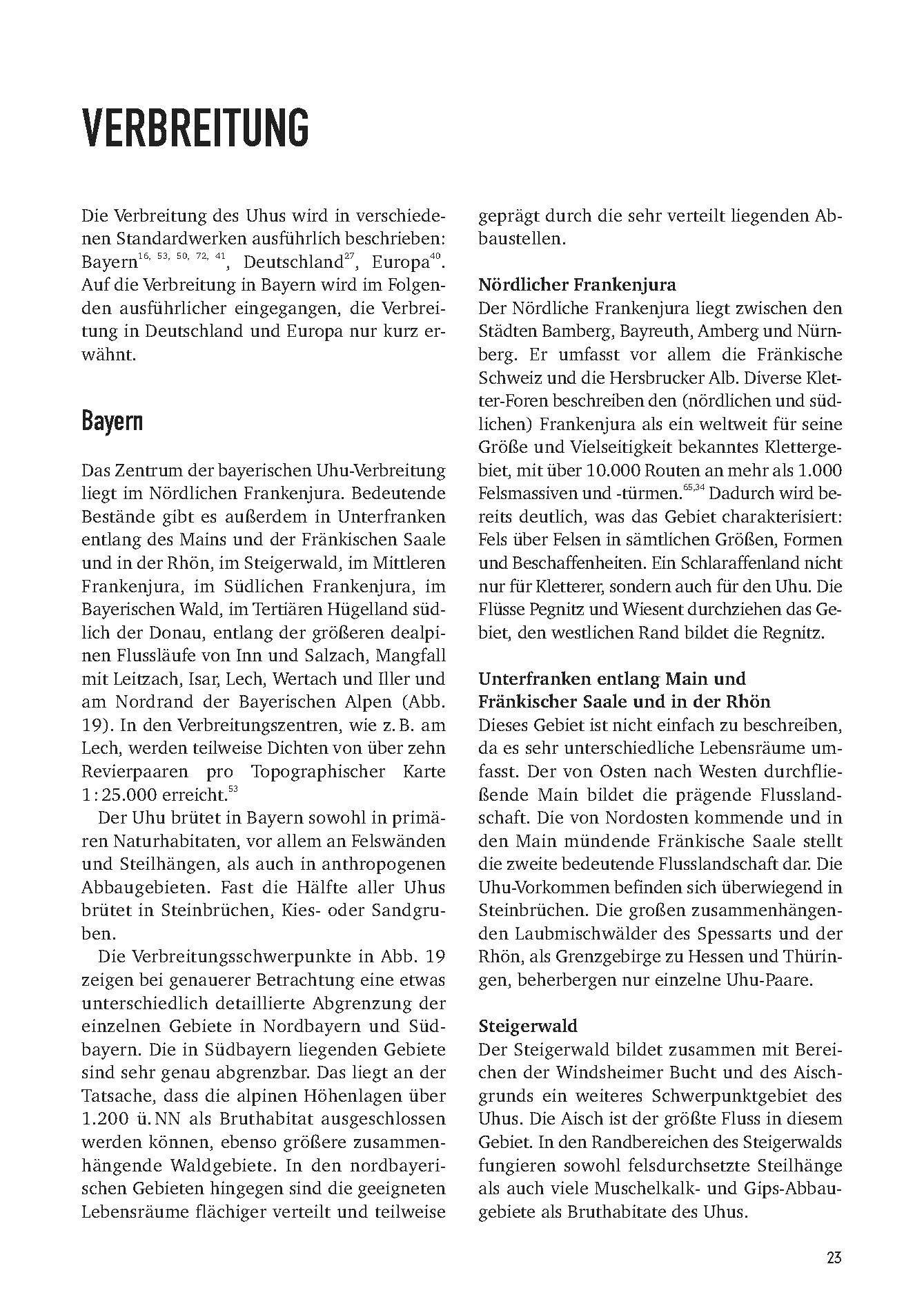 Beispielinhalt (Bild) Der Uhu in Bayern