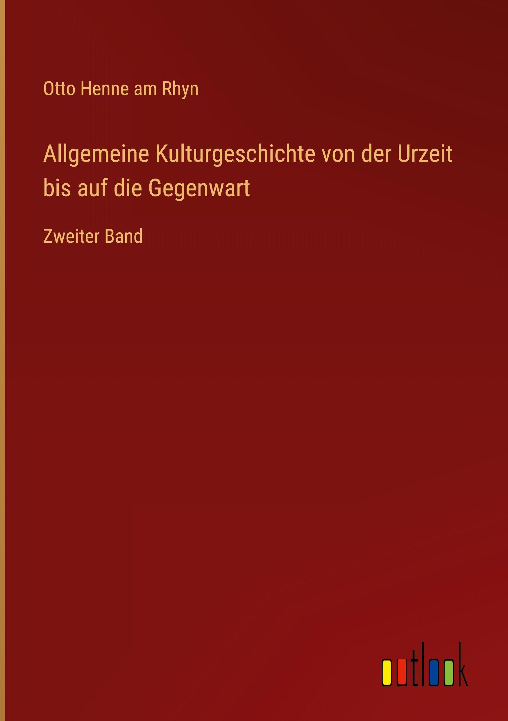 Vorderes Coverbild Allgemeine Kulturgeschichte von der Urzeit bis auf die Gegenwart