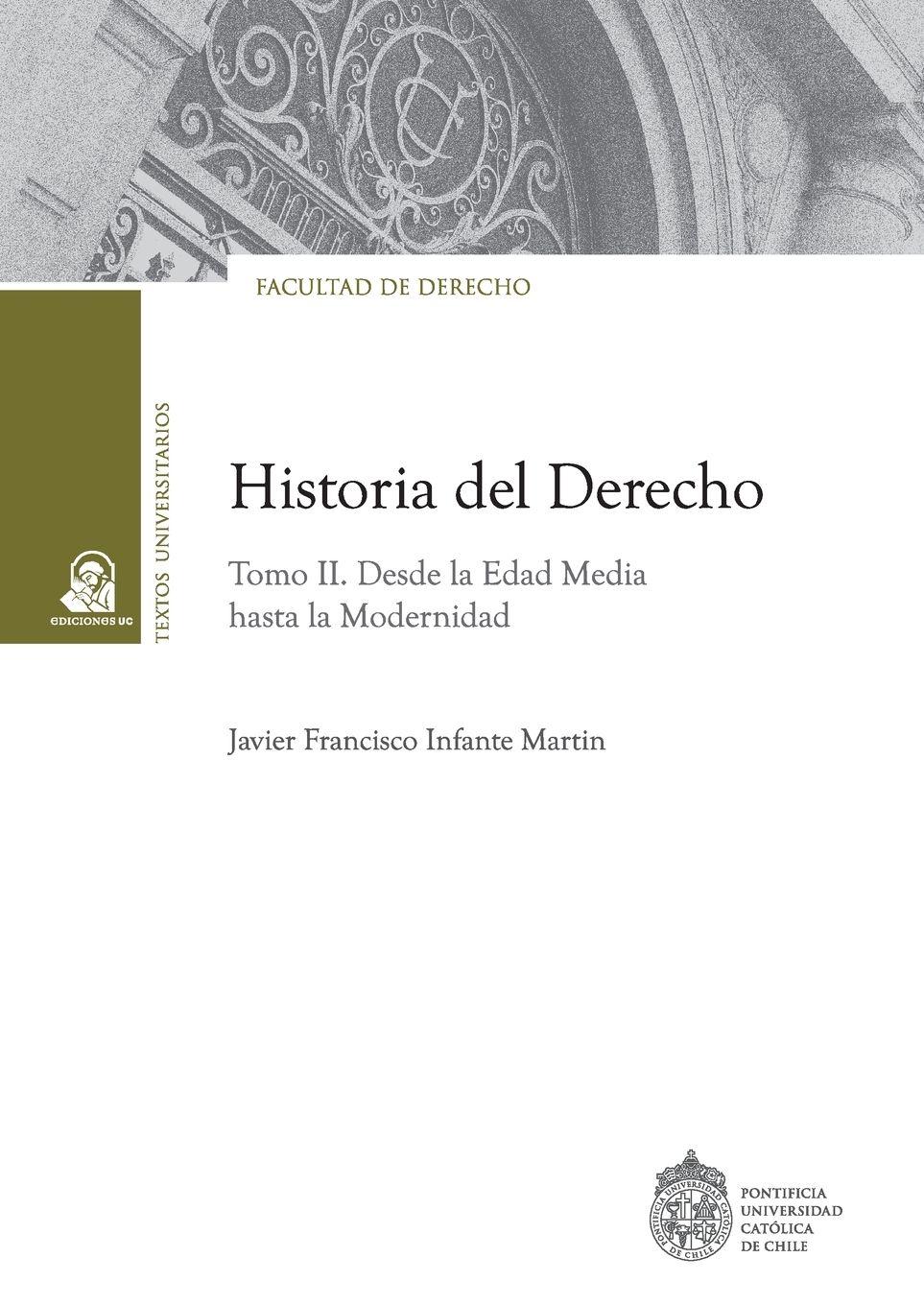 Vorderes Coverbild Historia del derecho