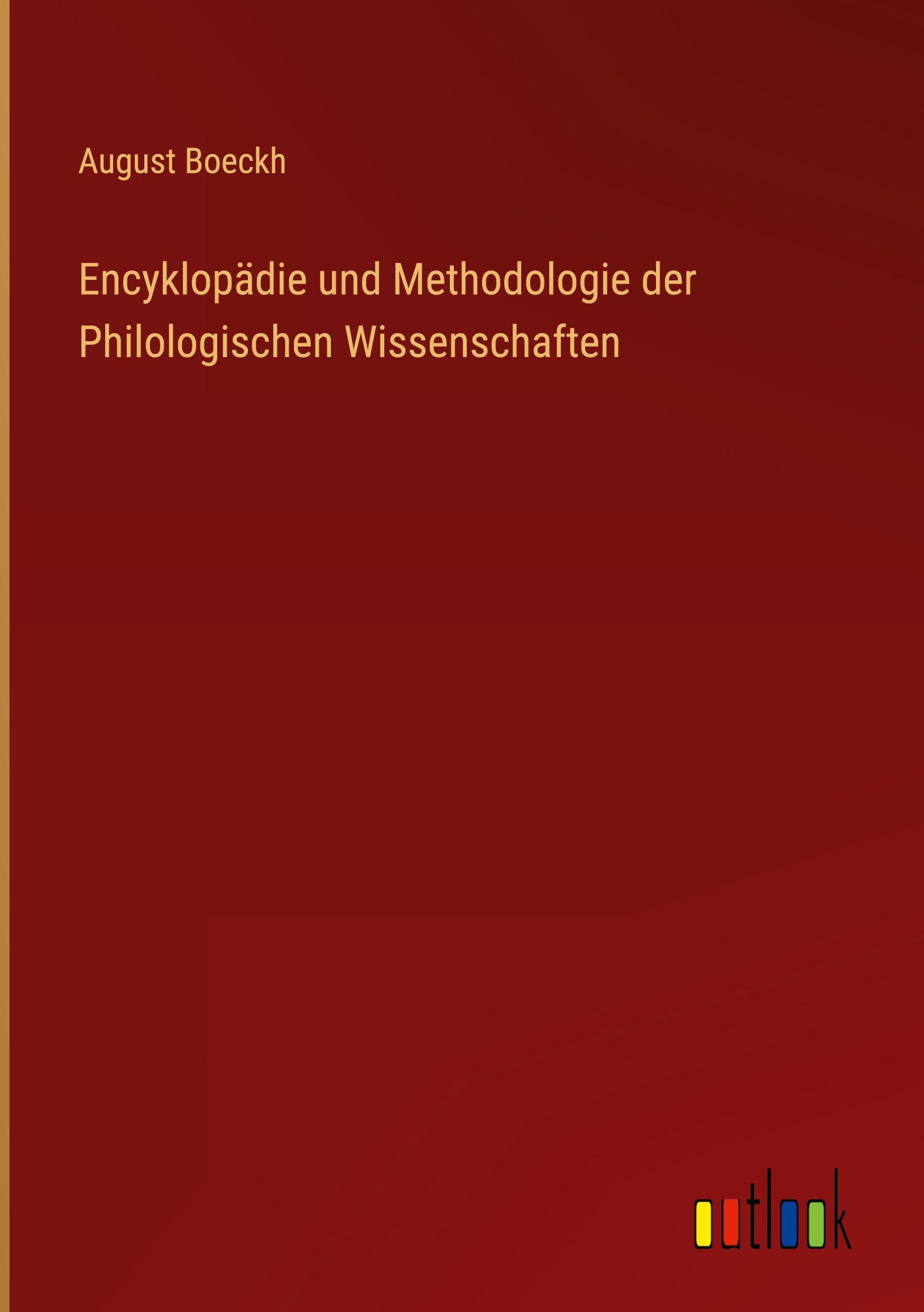 Vorderes Coverbild Encyklopädie und Methodologie der Philologischen Wissenschaften
