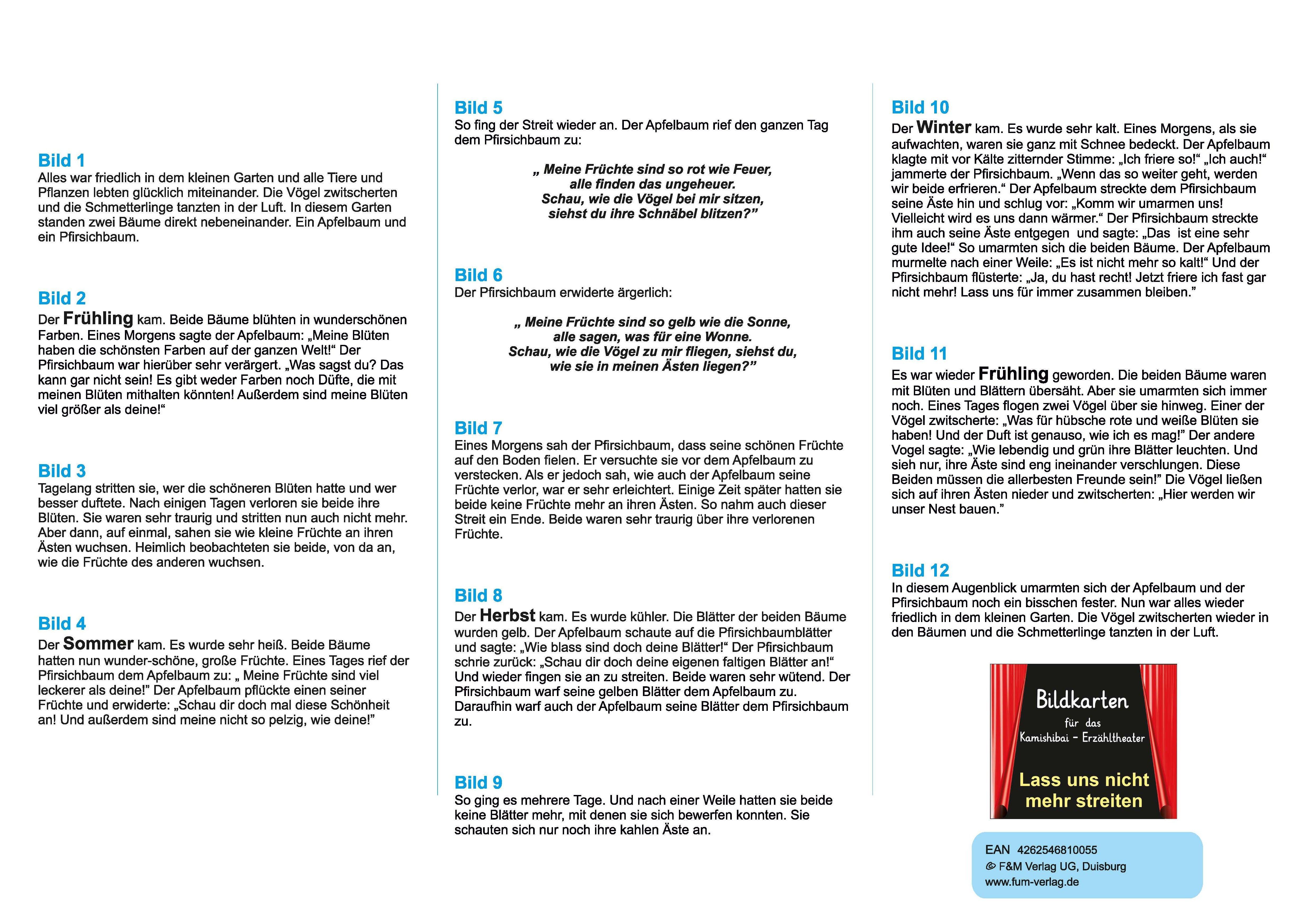 Beispielinhalt (Bild) Lass uns nicht mehr streiten