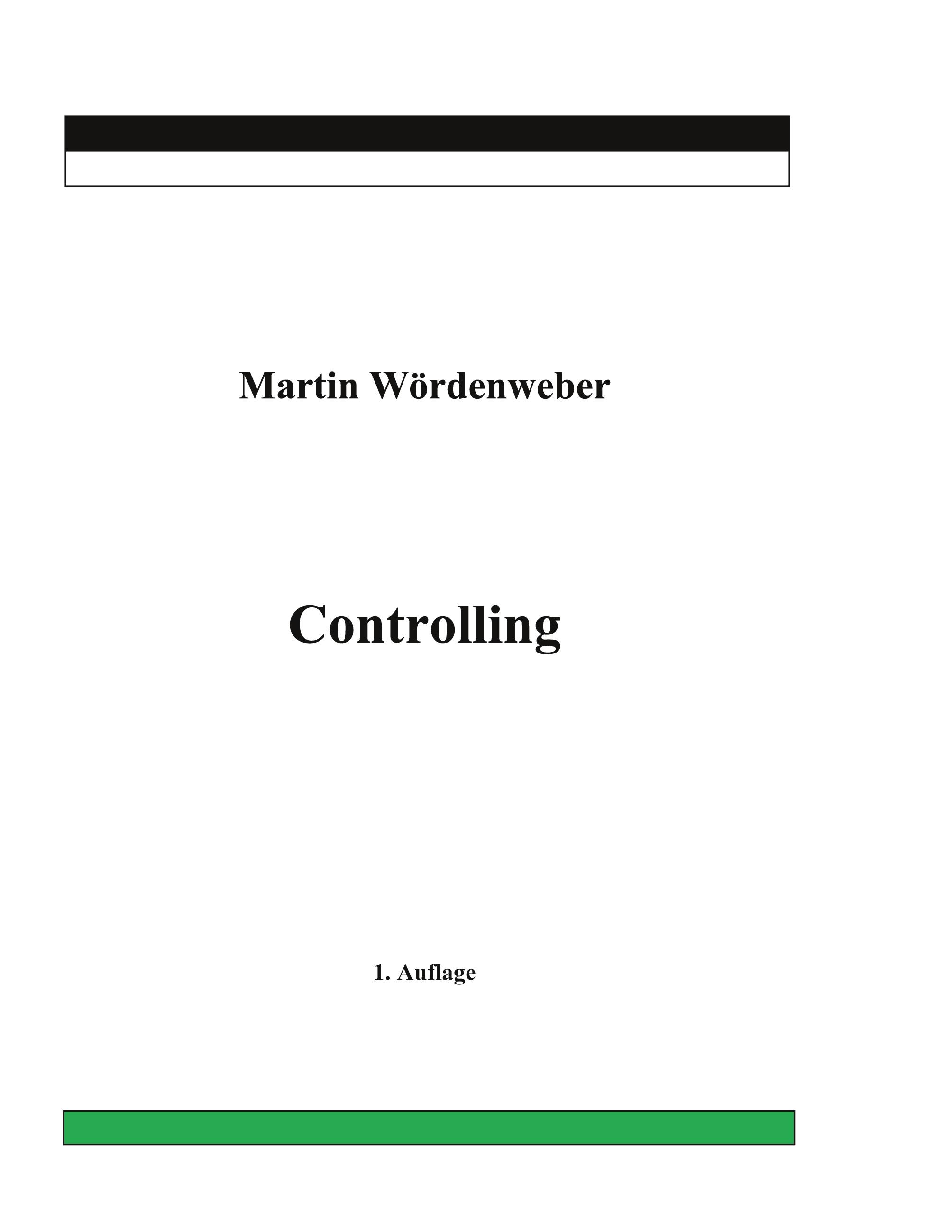 Vorderes Coverbild Controlling