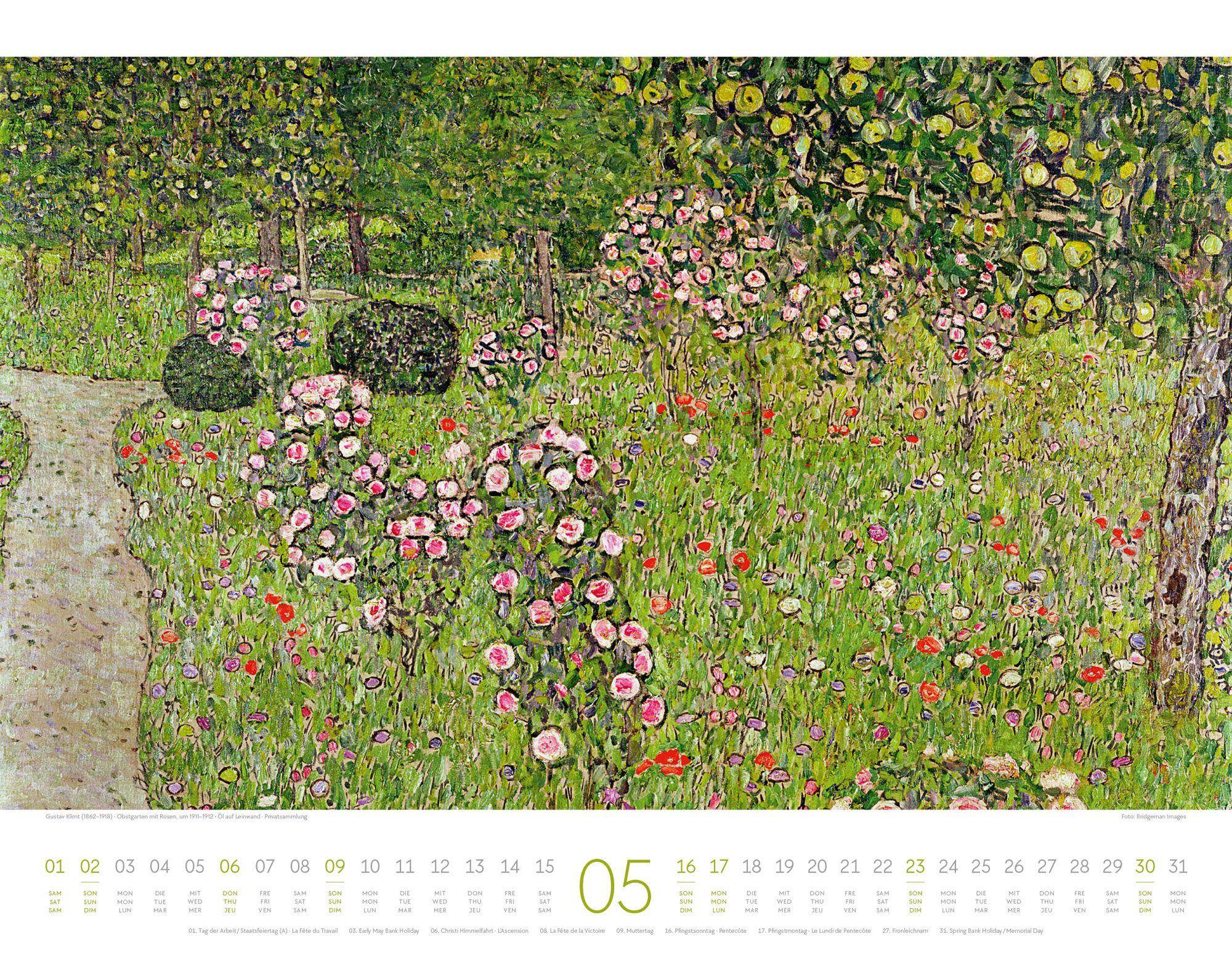 Beispielinhalt (Bild) Kunstwerk Garten Kalender 2027