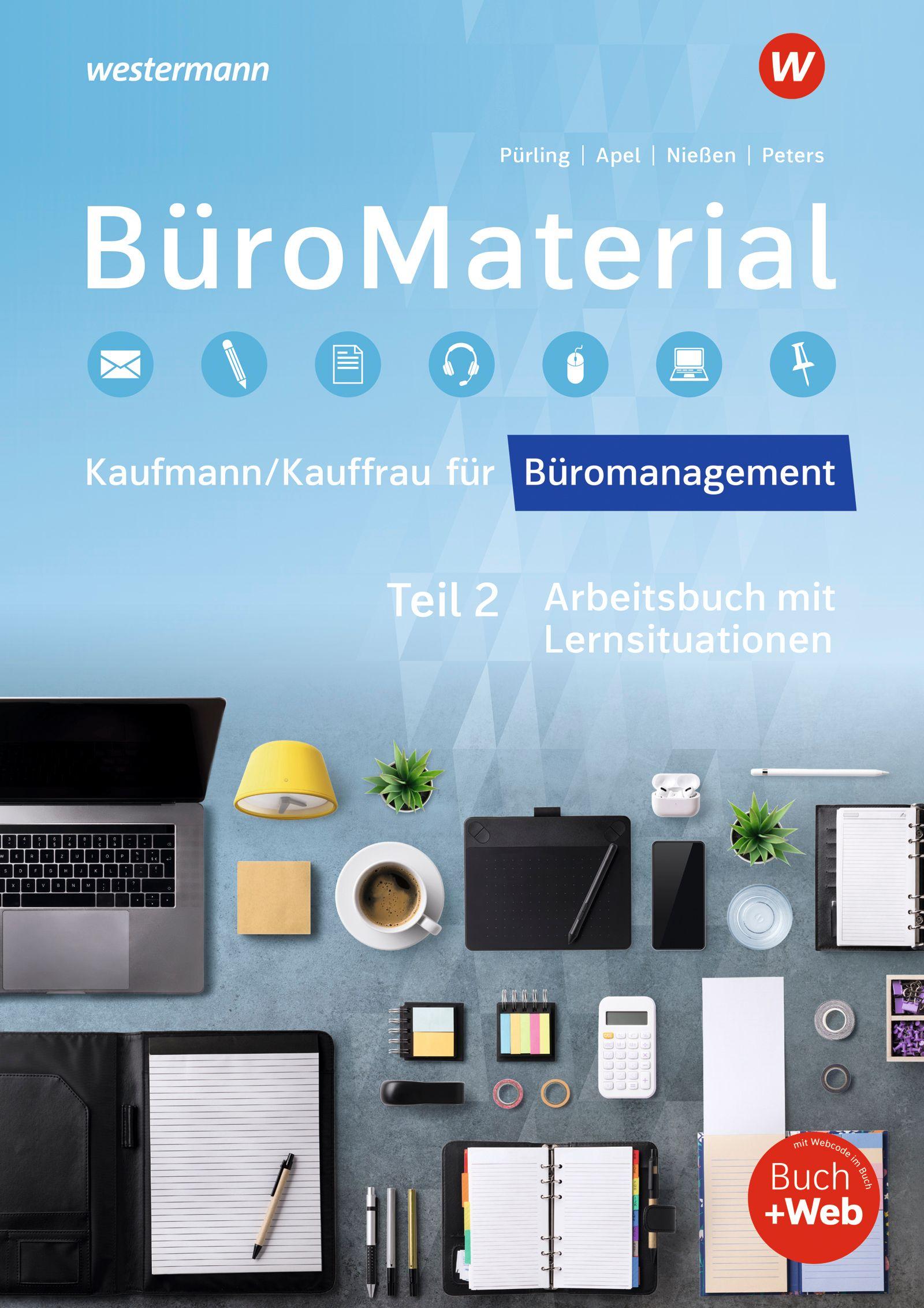 Vorderes Coverbild BüroMaterial. Arbeitsbuch mit Lernsituationen Teil 2
