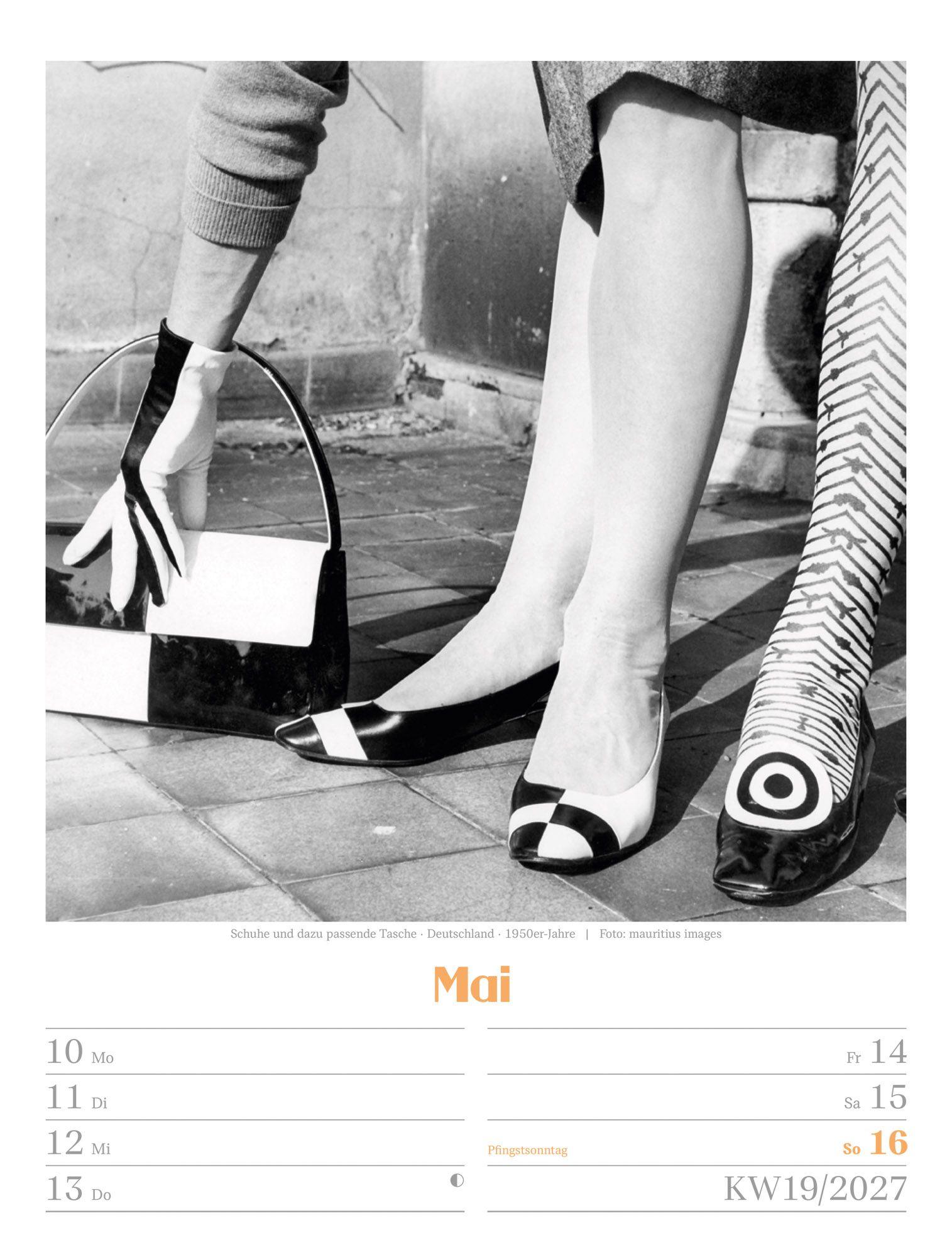 Beispielinhalt (Bild) Die gute alte Zeit Wochenplaner Kalender 2027