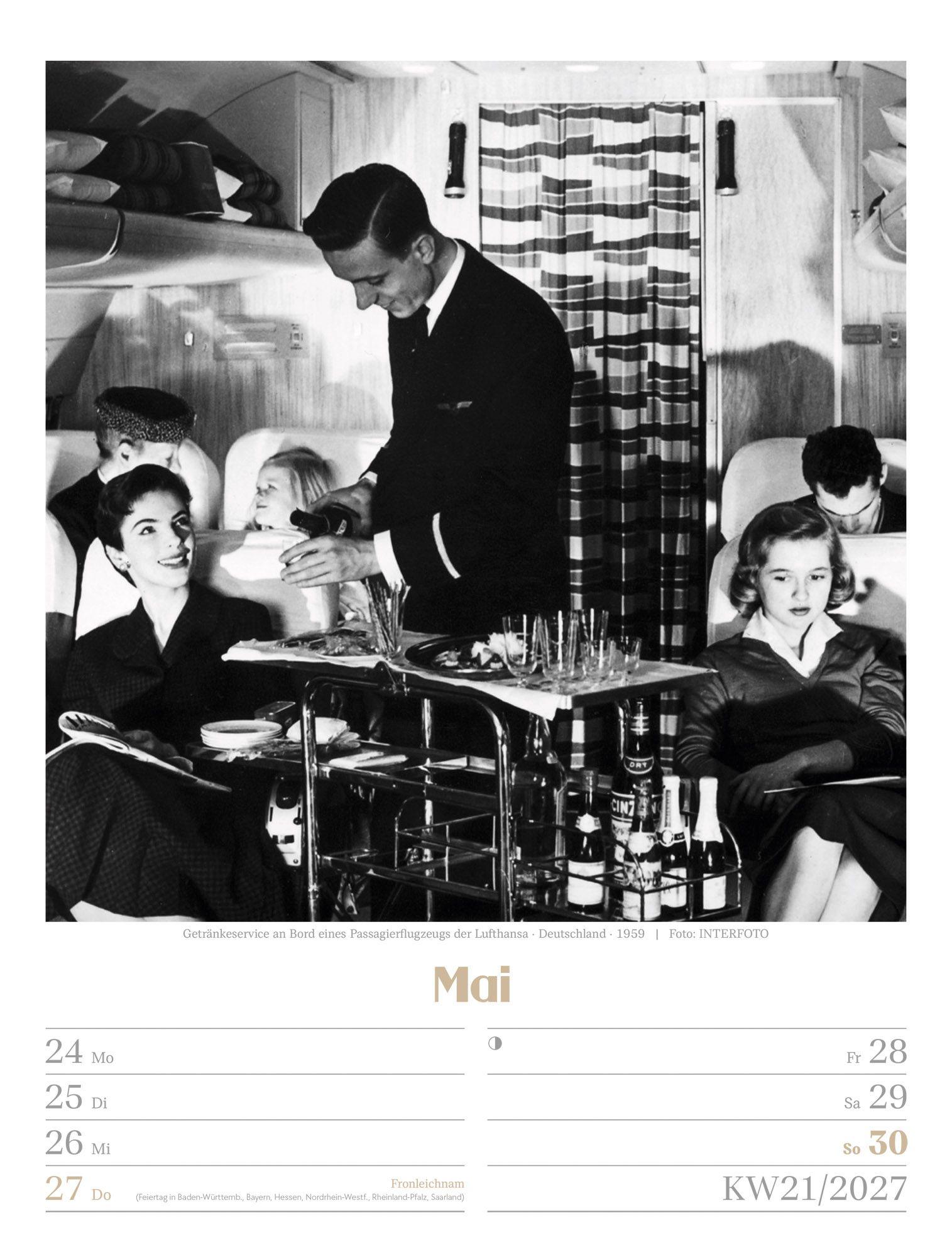 Beispielinhalt (Bild) Die gute alte Zeit Wochenplaner Kalender 2027