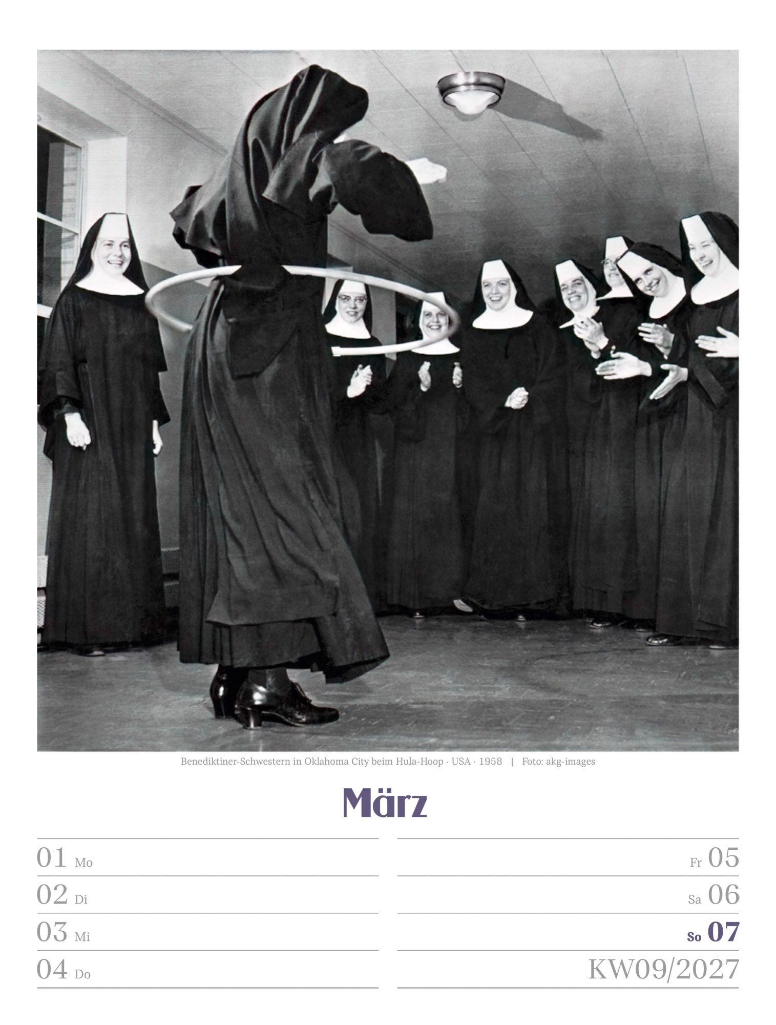 Beispielinhalt (Bild) Die gute alte Zeit Wochenplaner Kalender 2027