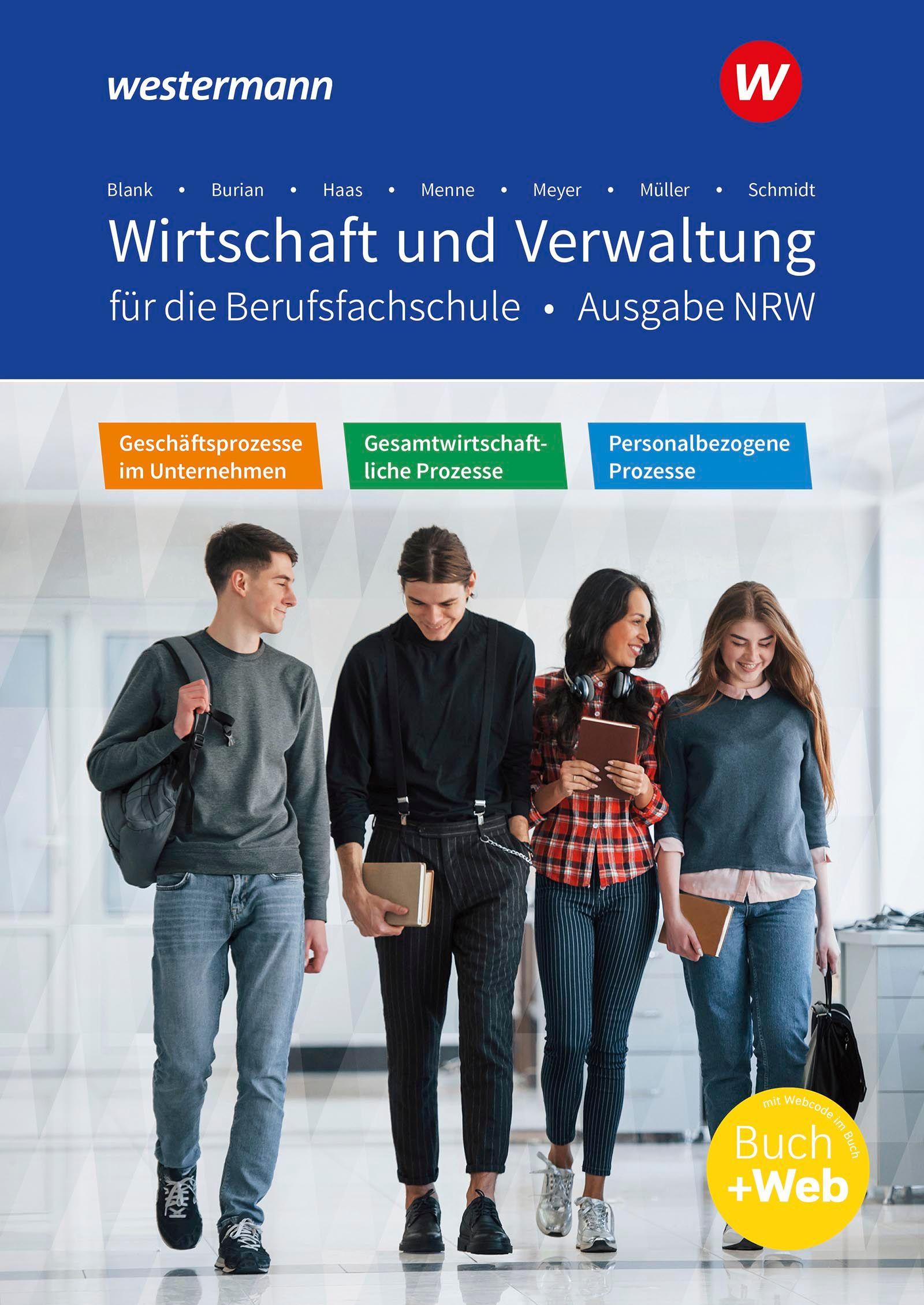 Vorderes Coverbild Wirtschaft und Verwaltung für die Berufsfachschule NRW