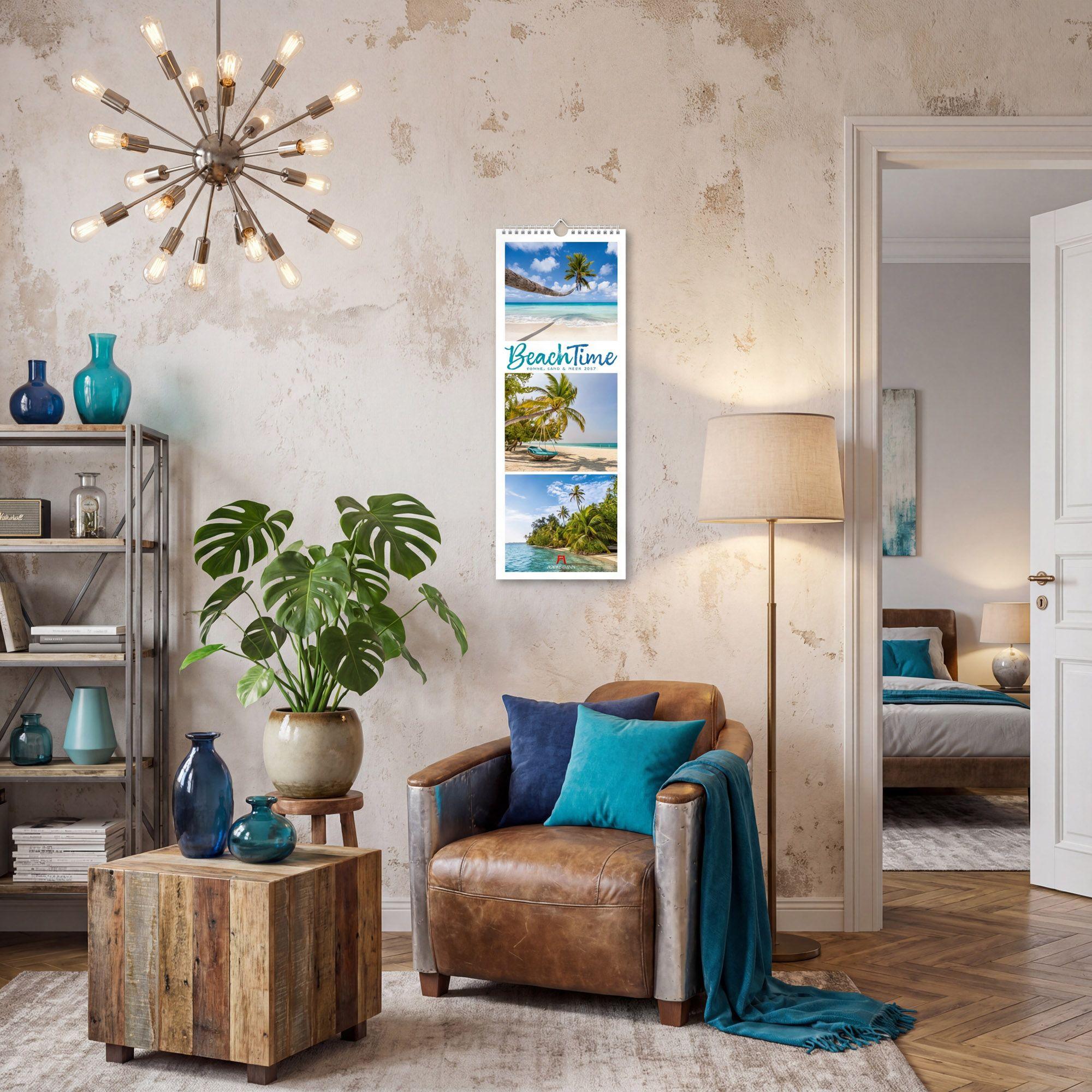 Beispielinhalt (Bild) BeachTime Triplet-Kalender 2027 | Sonne, Sand & Meer