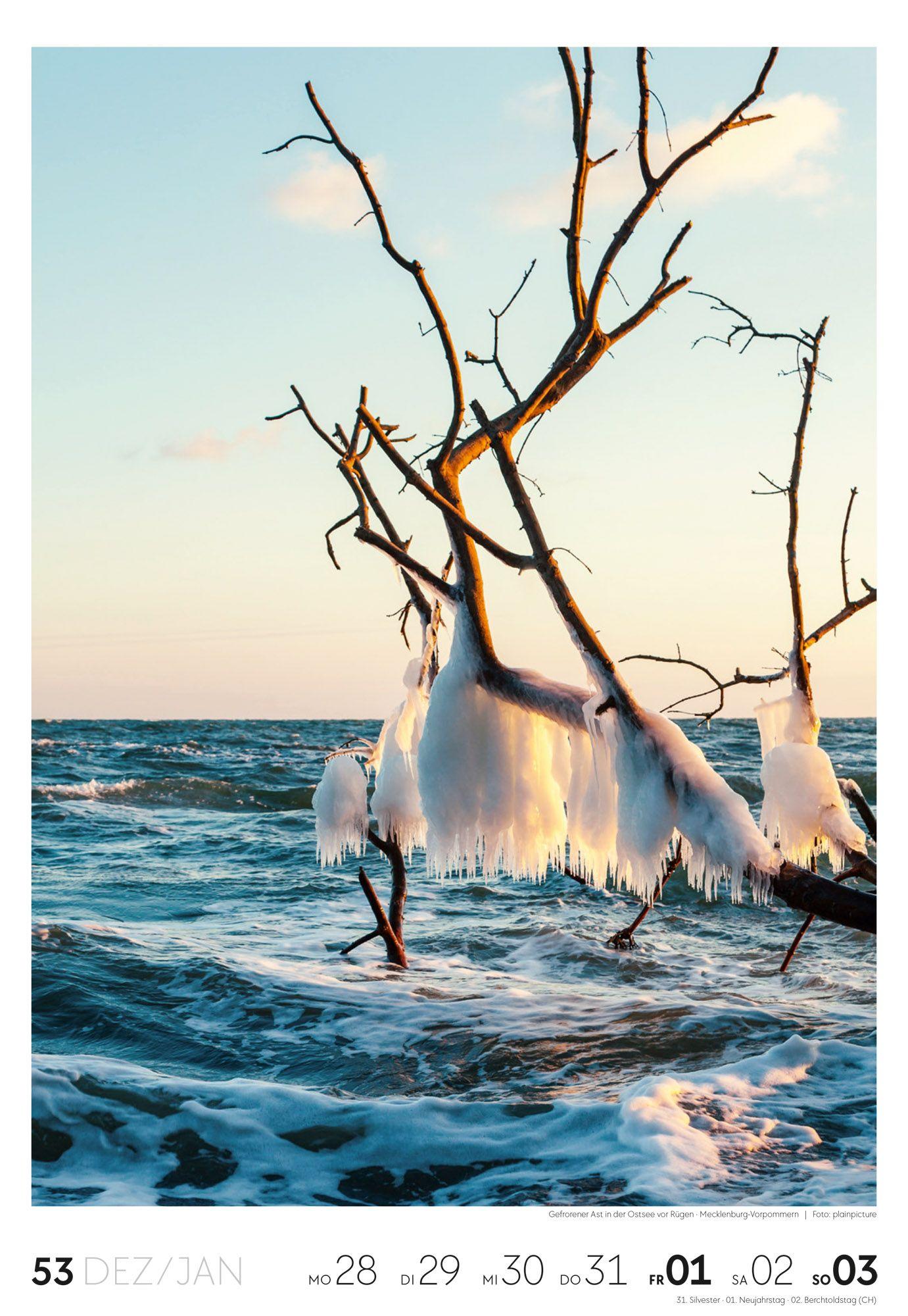 Beispielinhalt (Bild) Küste Wochenkalender 2027