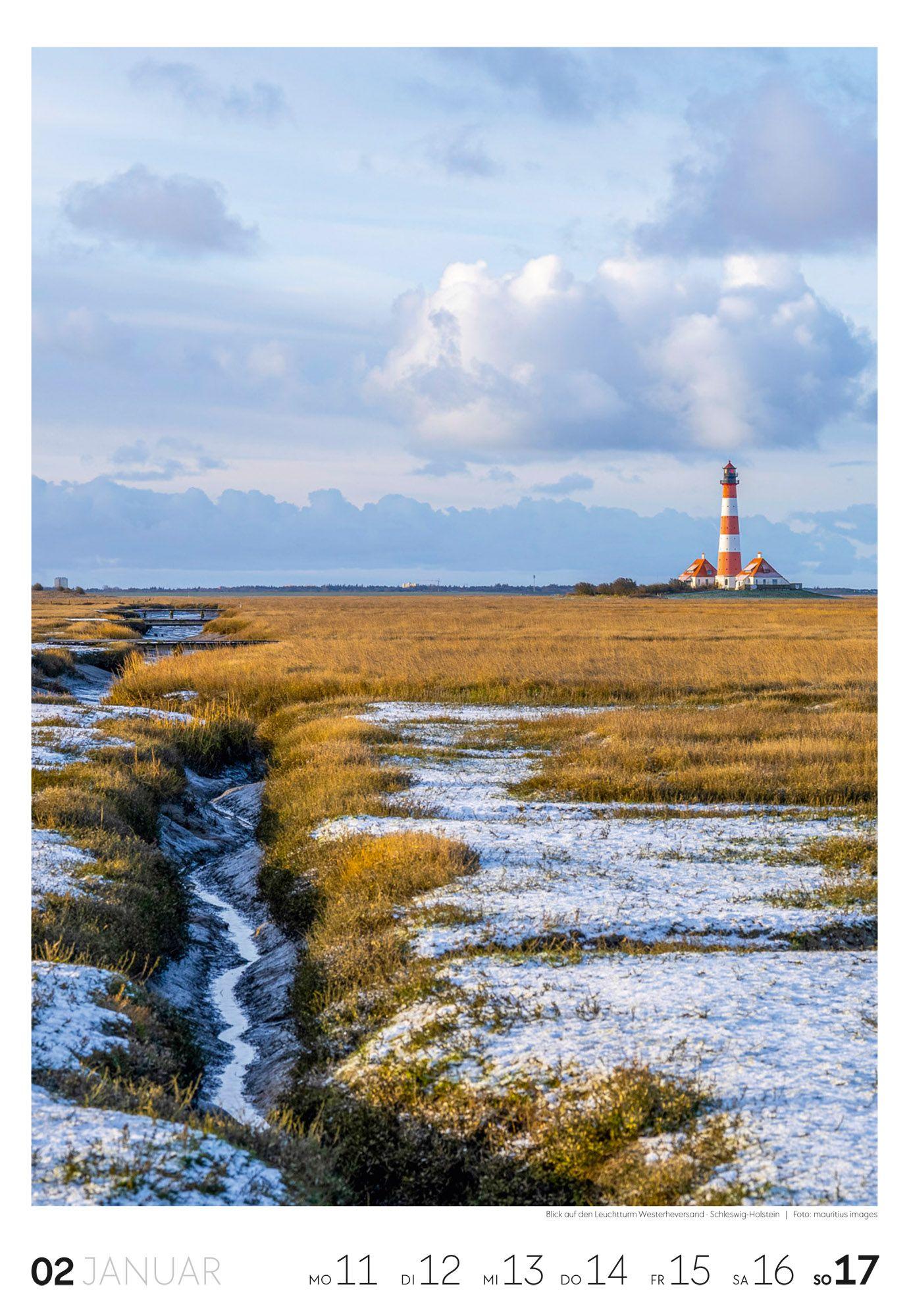 Beispielinhalt (Bild) Küste Wochenkalender 2027