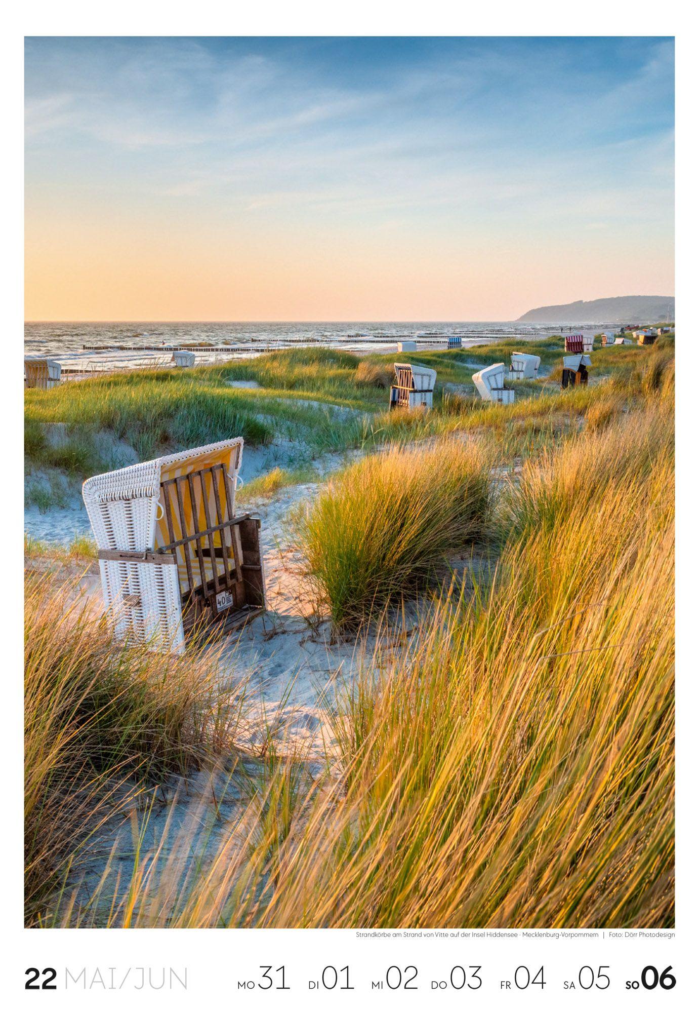 Beispielinhalt (Bild) Küste Wochenkalender 2027