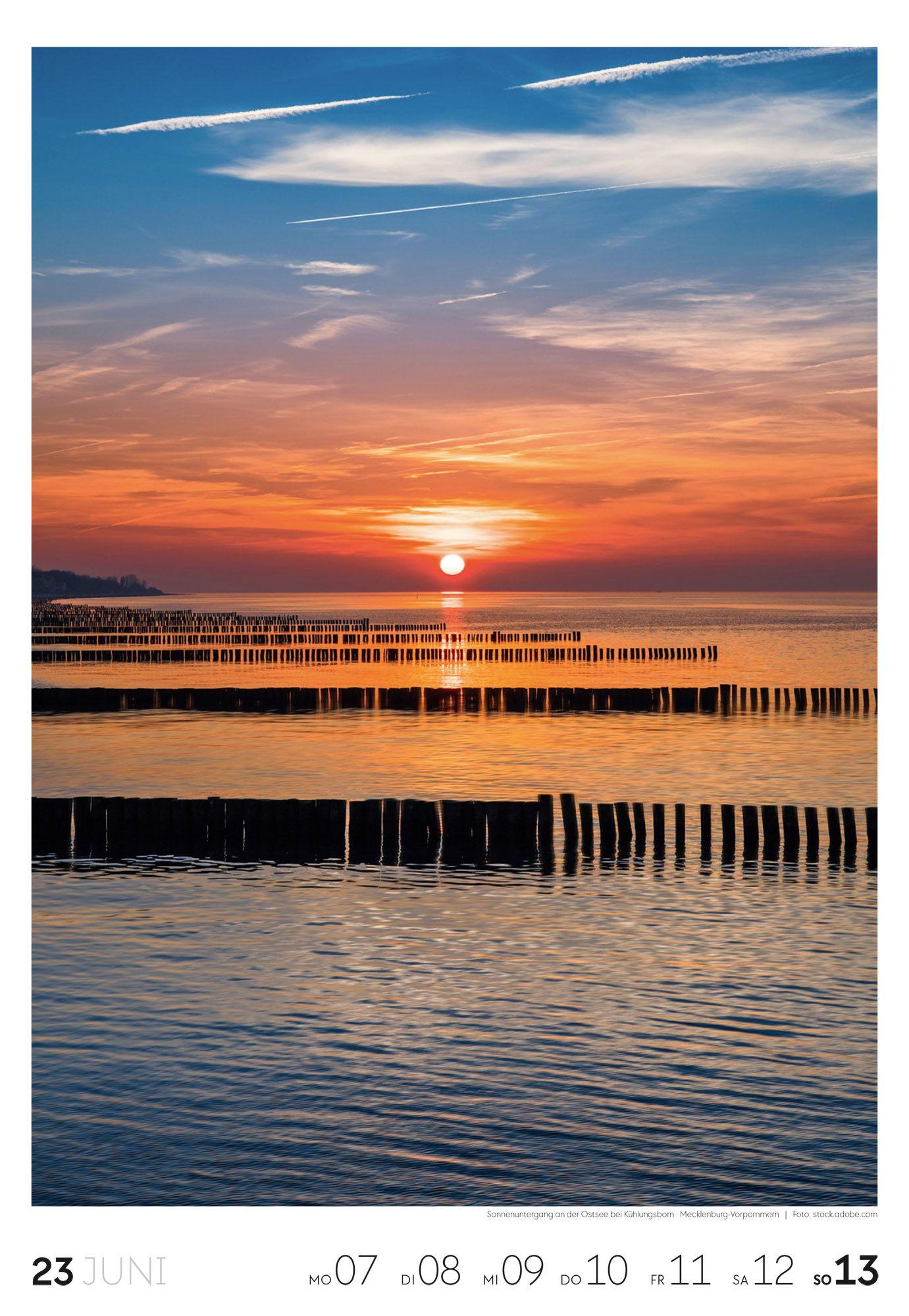 Beispielinhalt (Bild) Küste Wochenkalender 2027