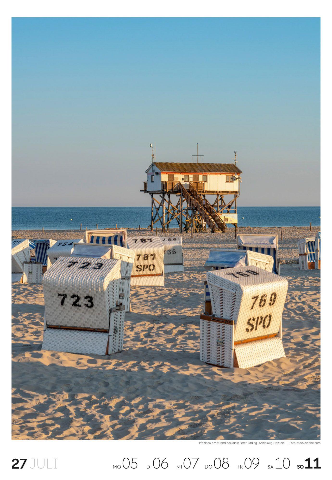 Beispielinhalt (Bild) Küste Wochenkalender 2027