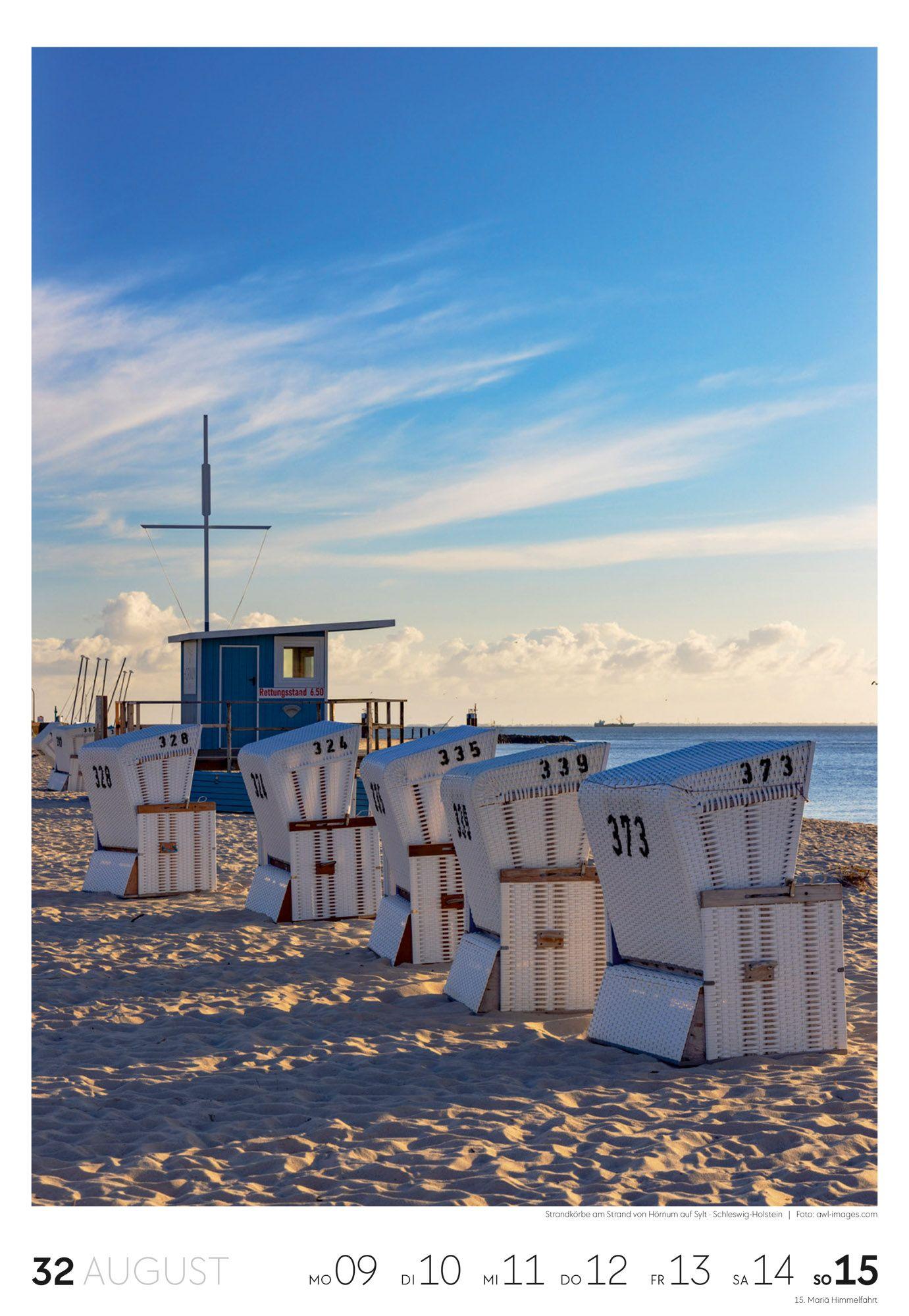 Beispielinhalt (Bild) Küste Wochenkalender 2027