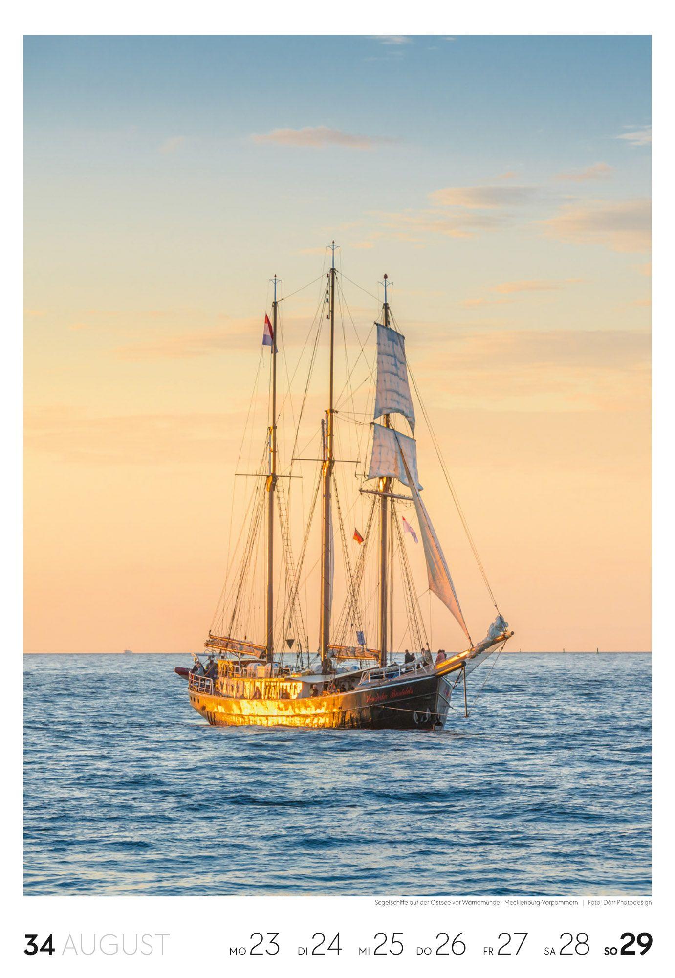 Beispielinhalt (Bild) Küste Wochenkalender 2027