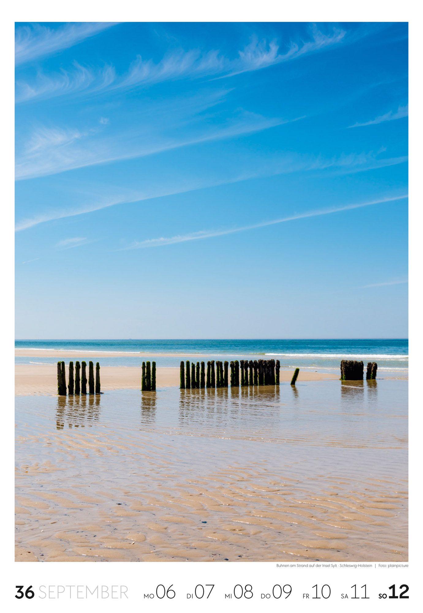 Beispielinhalt (Bild) Küste Wochenkalender 2027