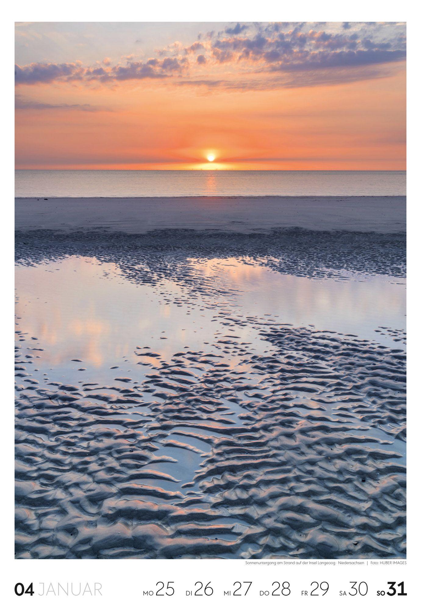 Beispielinhalt (Bild) Küste Wochenkalender 2027