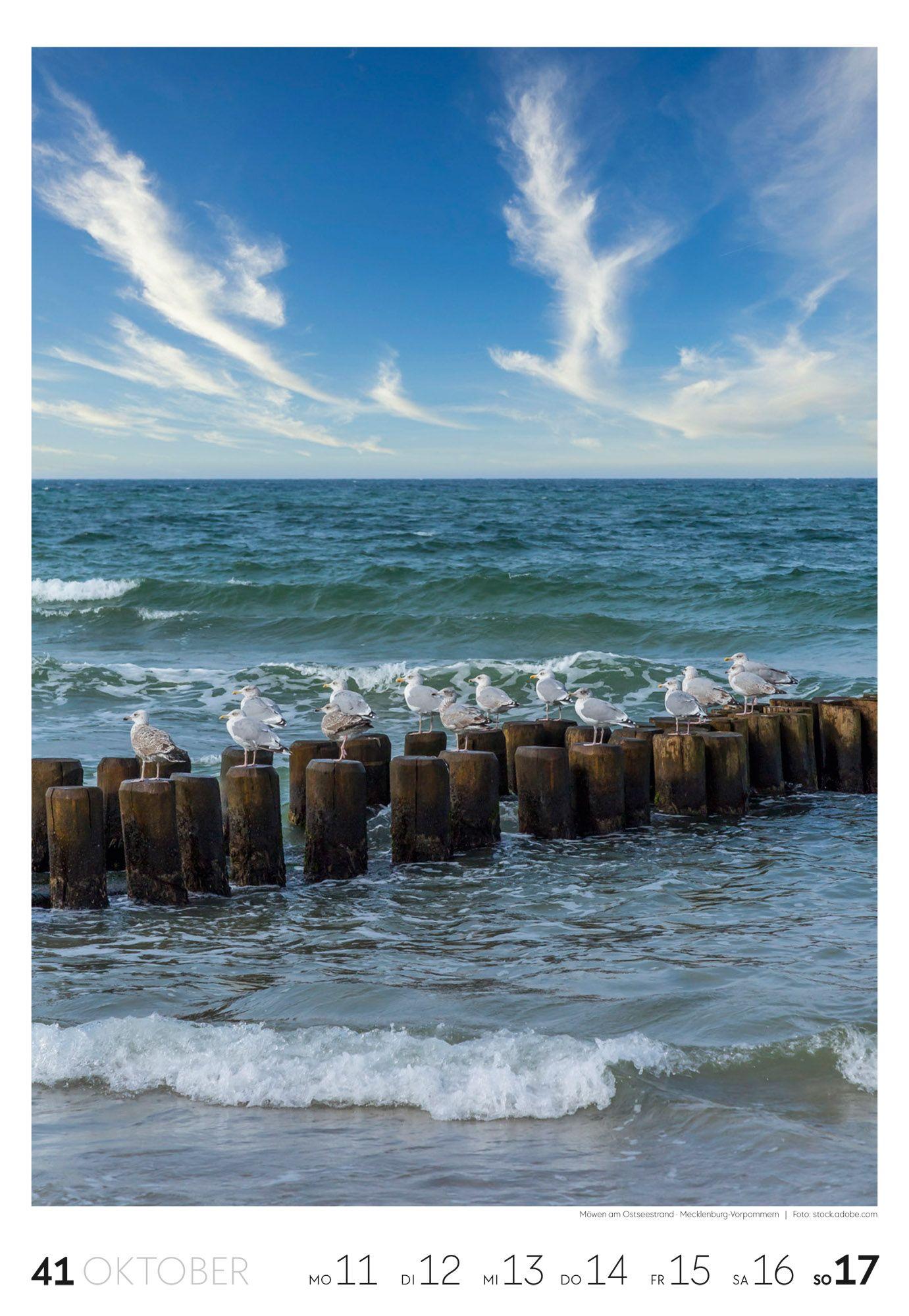Beispielinhalt (Bild) Küste Wochenkalender 2027