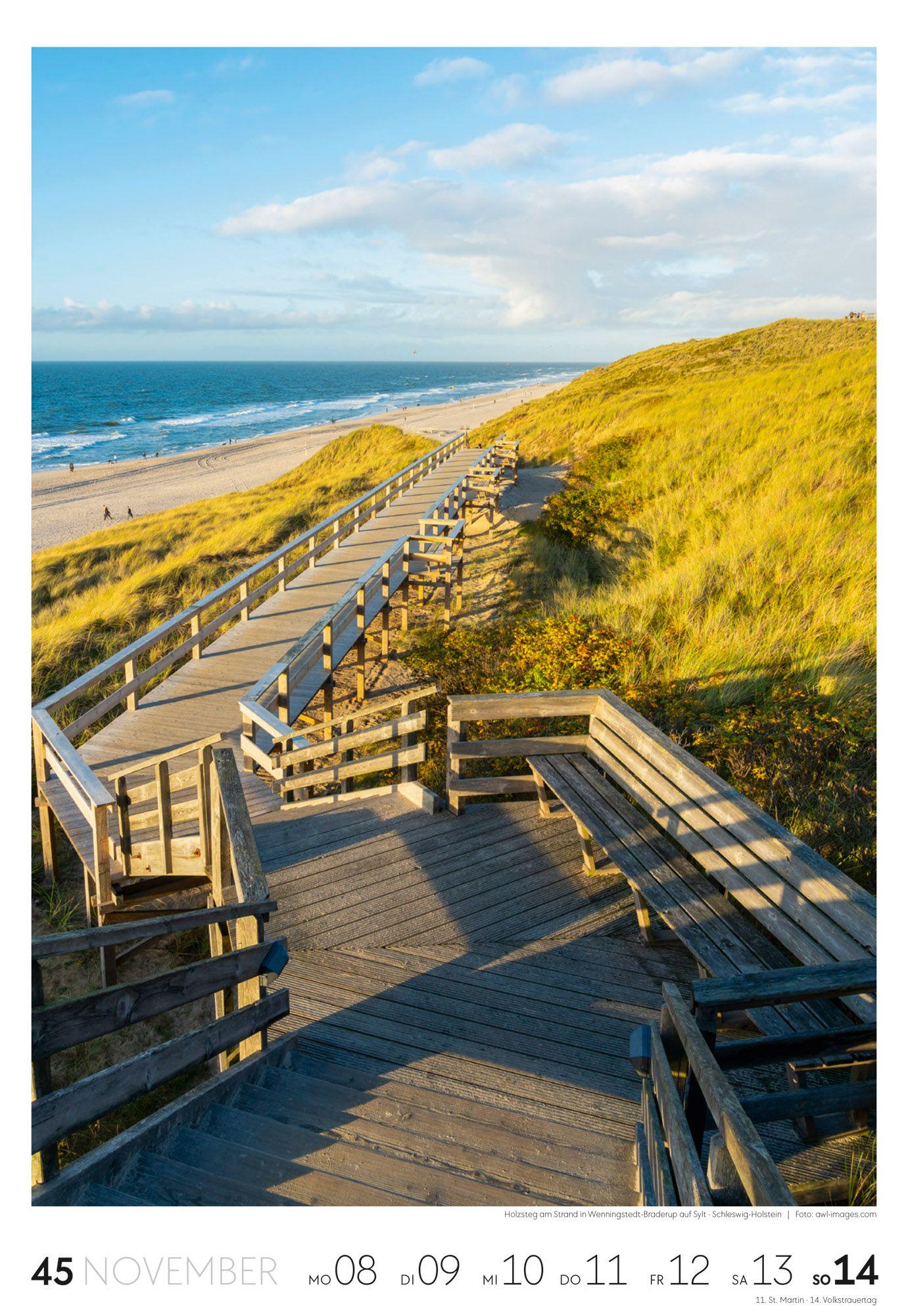 Beispielinhalt (Bild) Küste Wochenkalender 2027