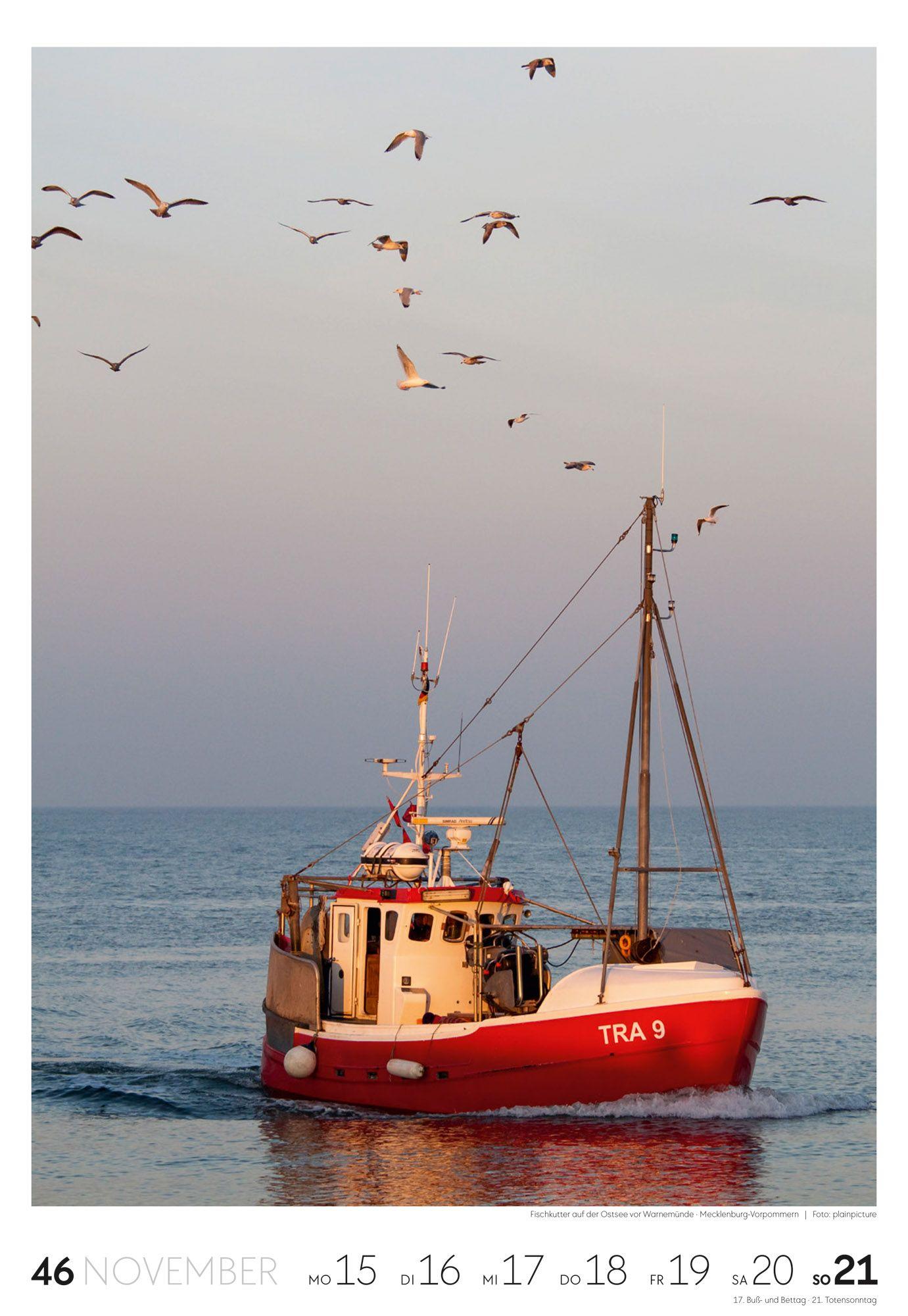 Beispielinhalt (Bild) Küste Wochenkalender 2027