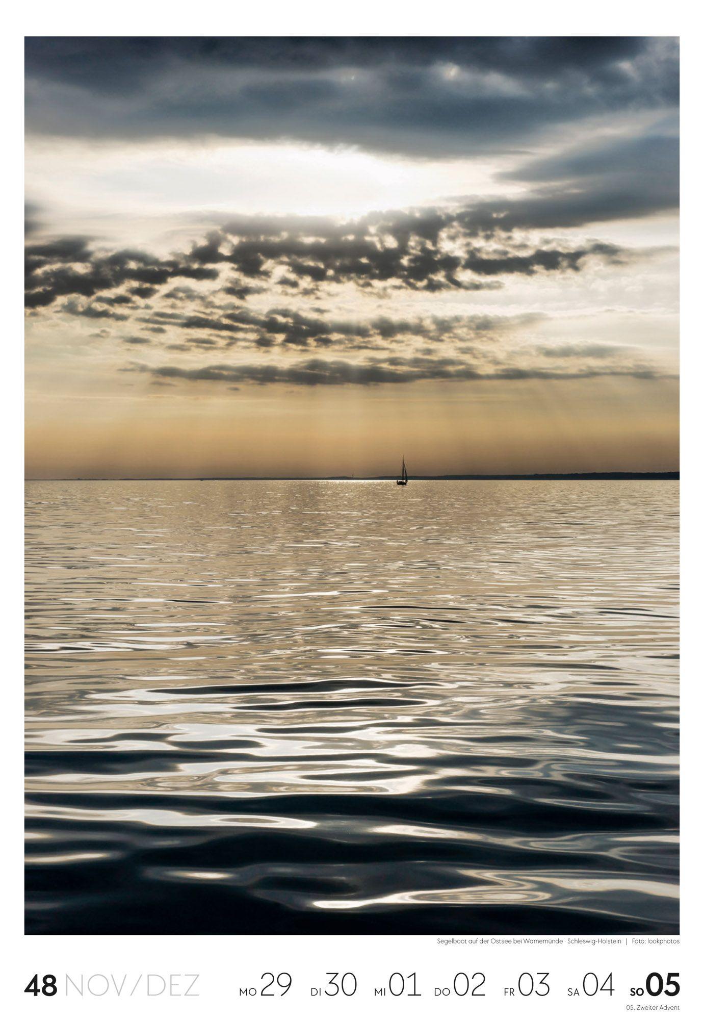 Beispielinhalt (Bild) Küste Wochenkalender 2027