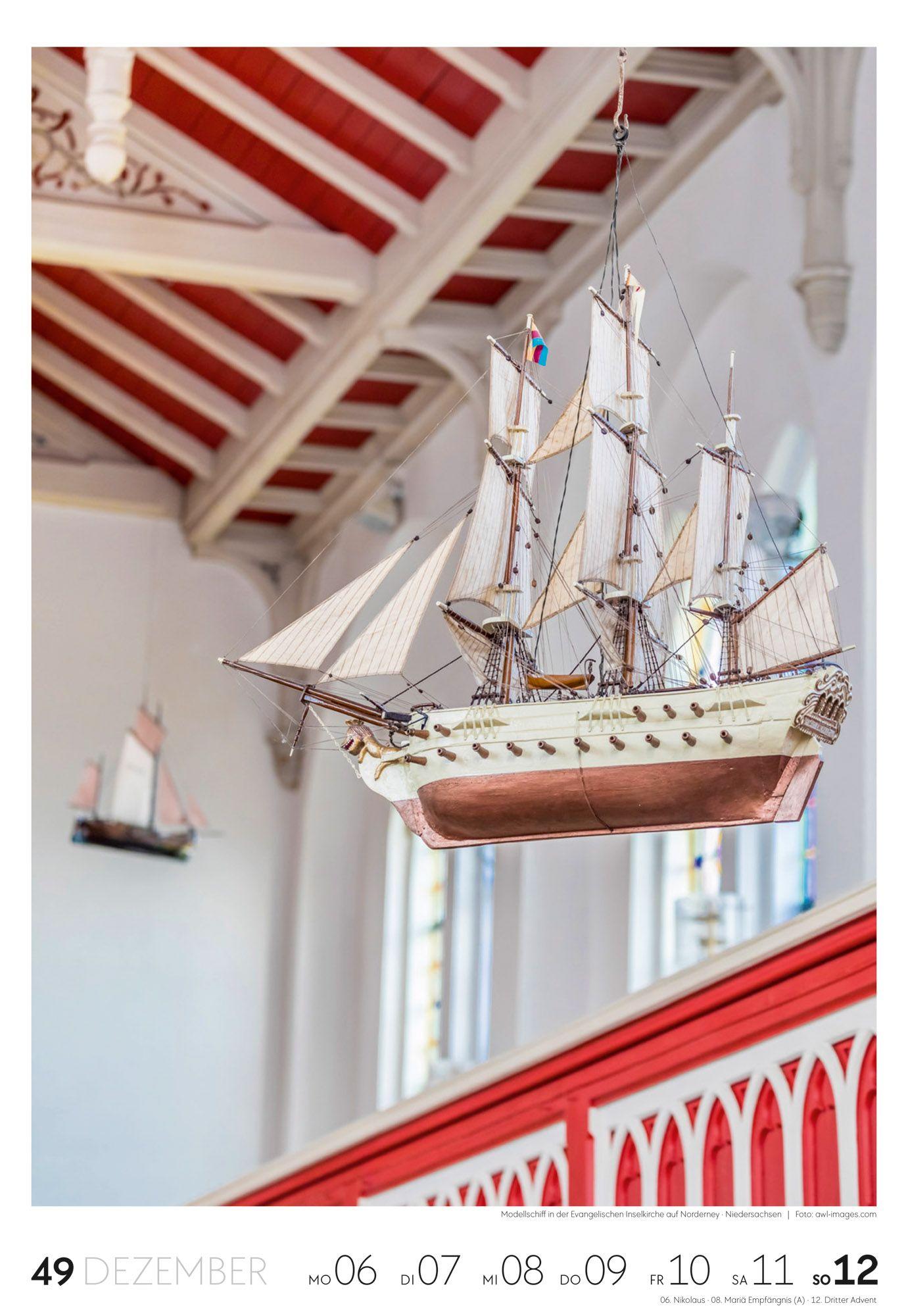 Beispielinhalt (Bild) Küste Wochenkalender 2027