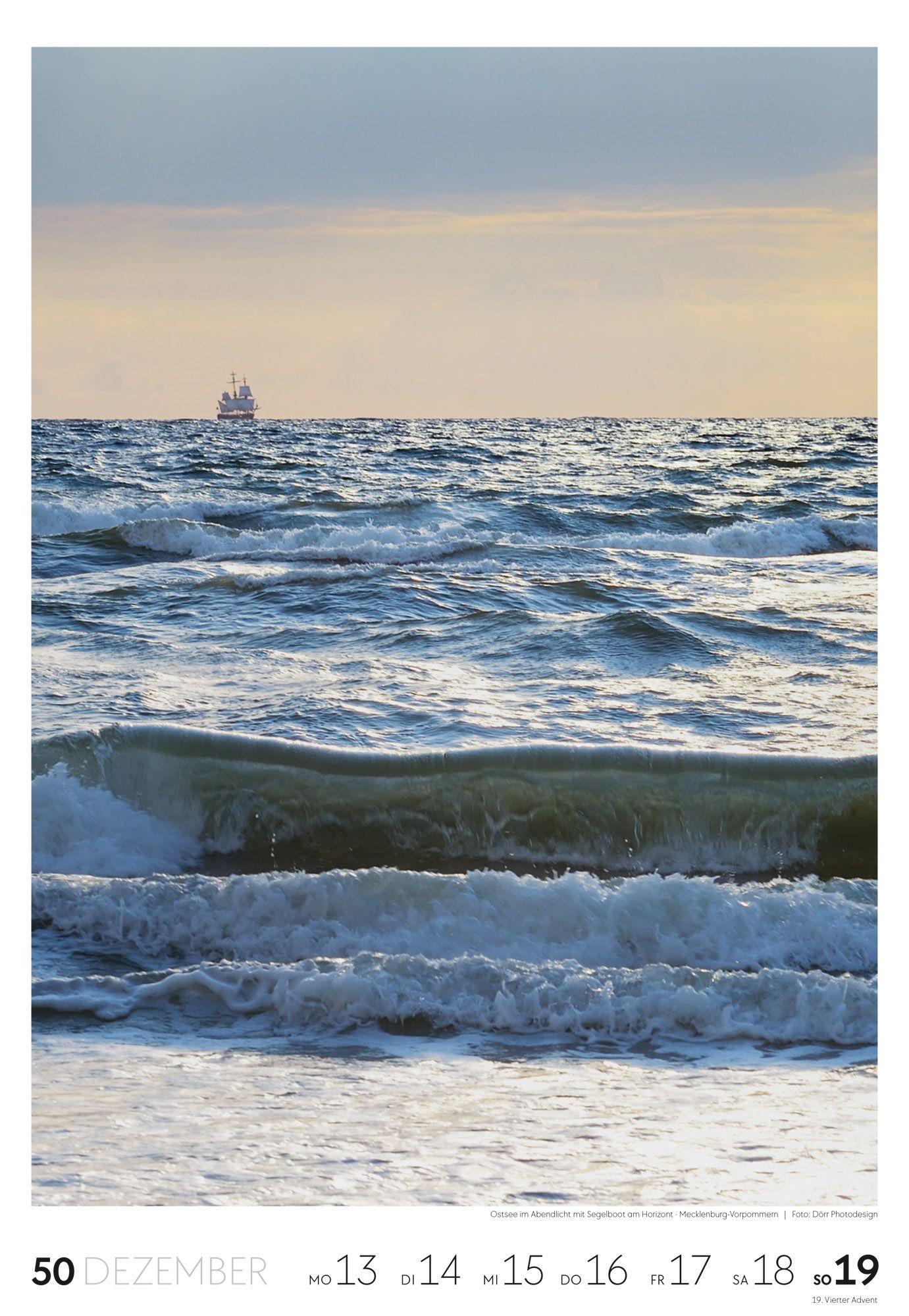 Beispielinhalt (Bild) Küste Wochenkalender 2027