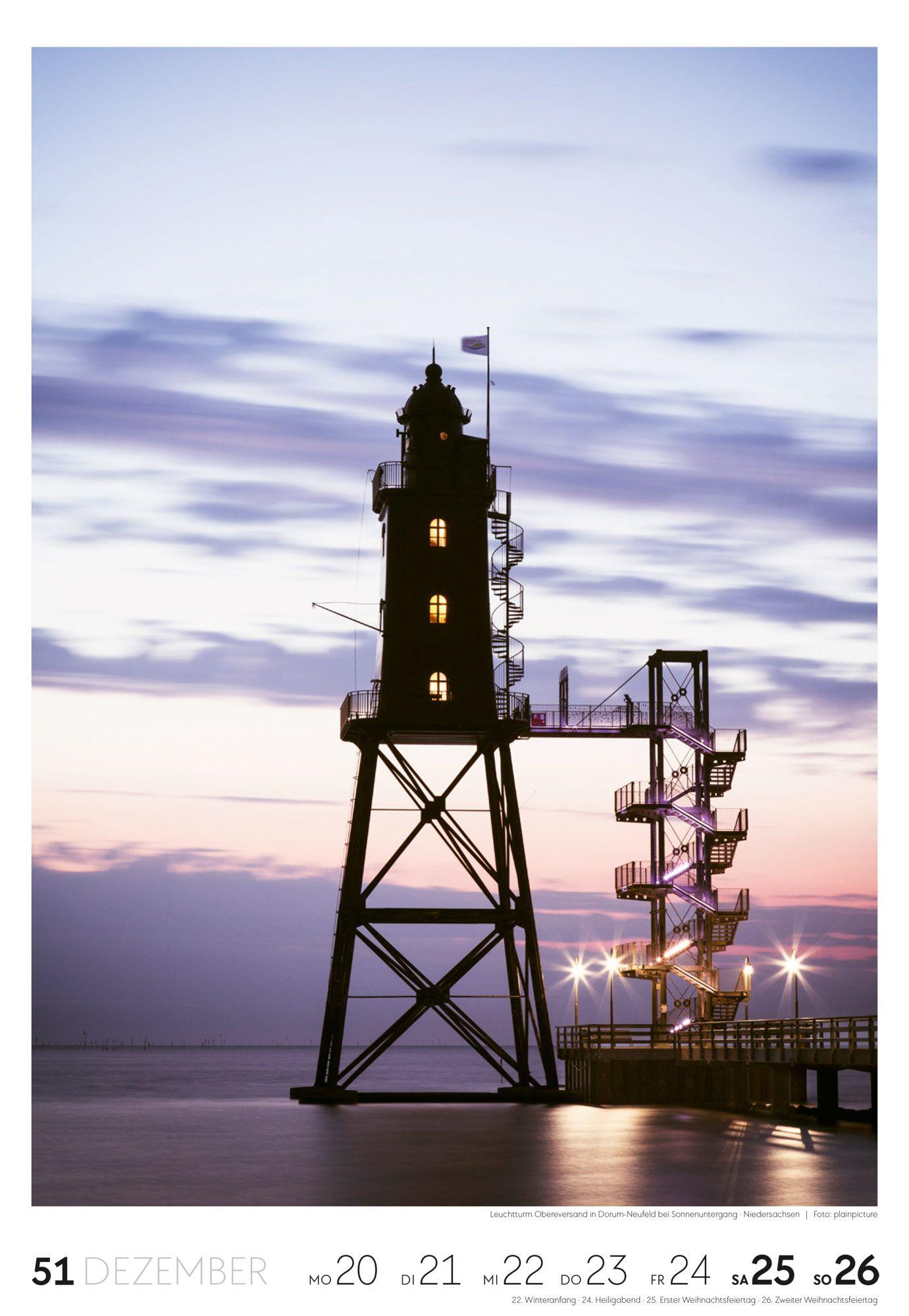 Beispielinhalt (Bild) Küste Wochenkalender 2027