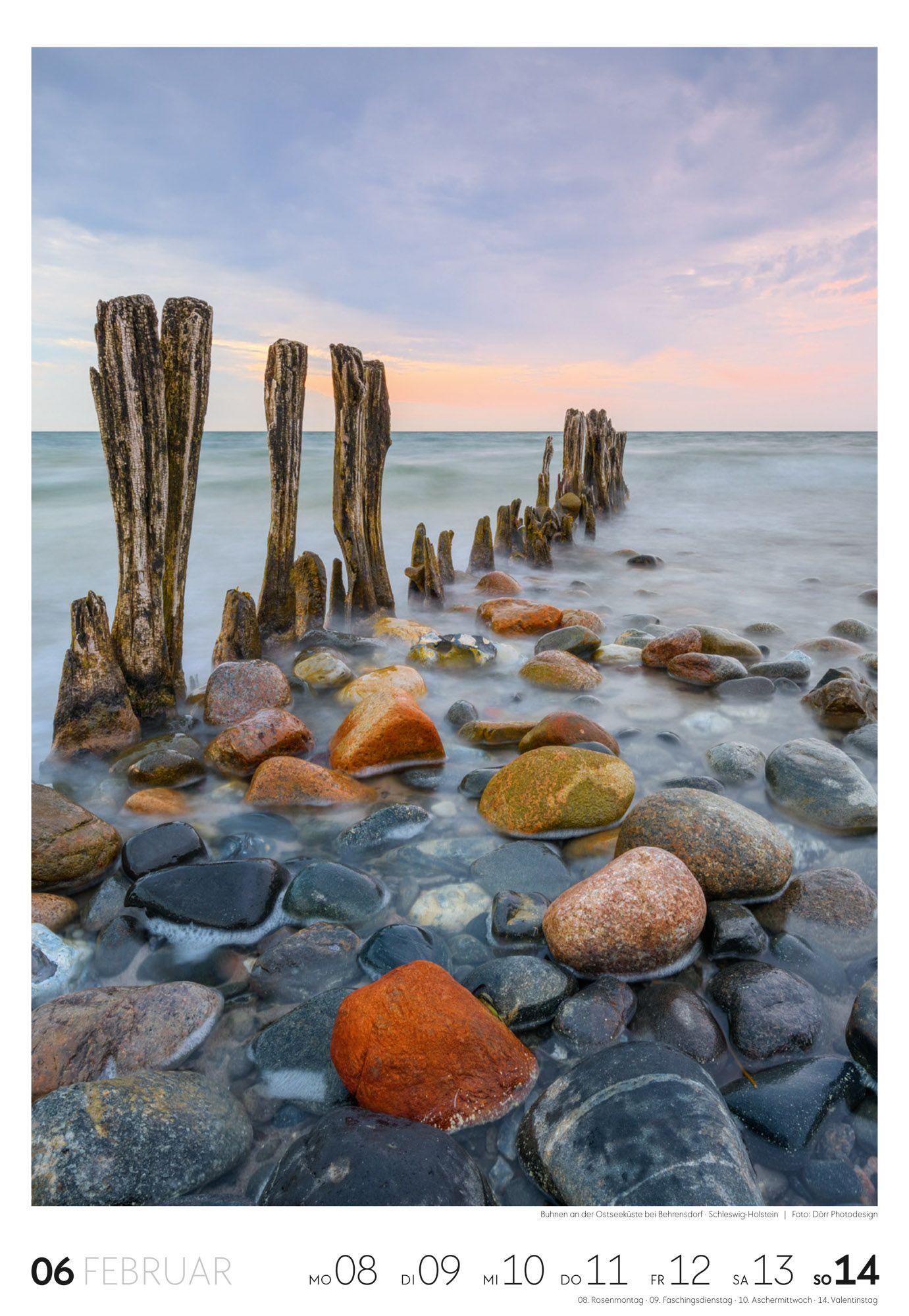 Beispielinhalt (Bild) Küste Wochenkalender 2027