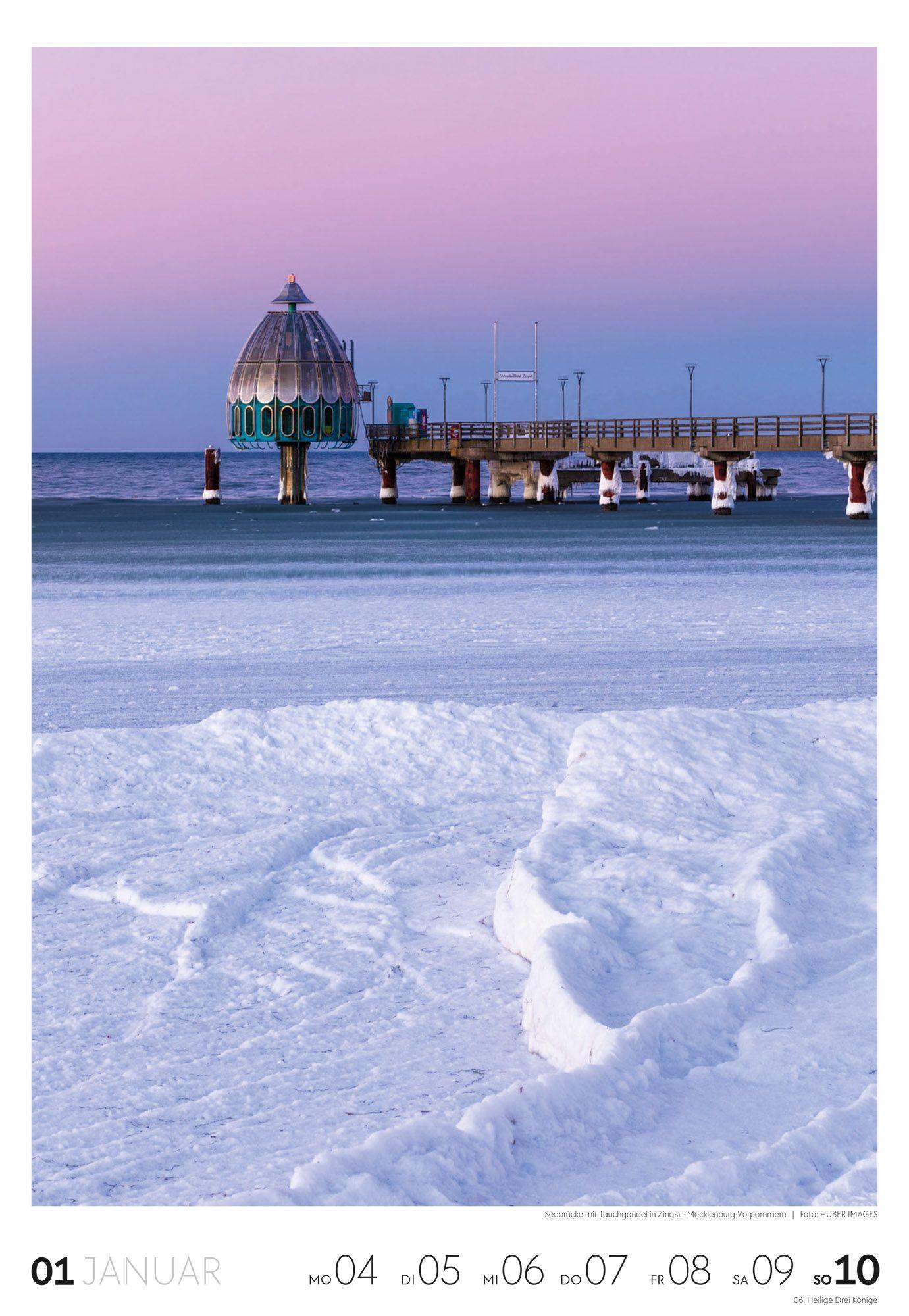 Beispielinhalt (Bild) Küste Wochenkalender 2027