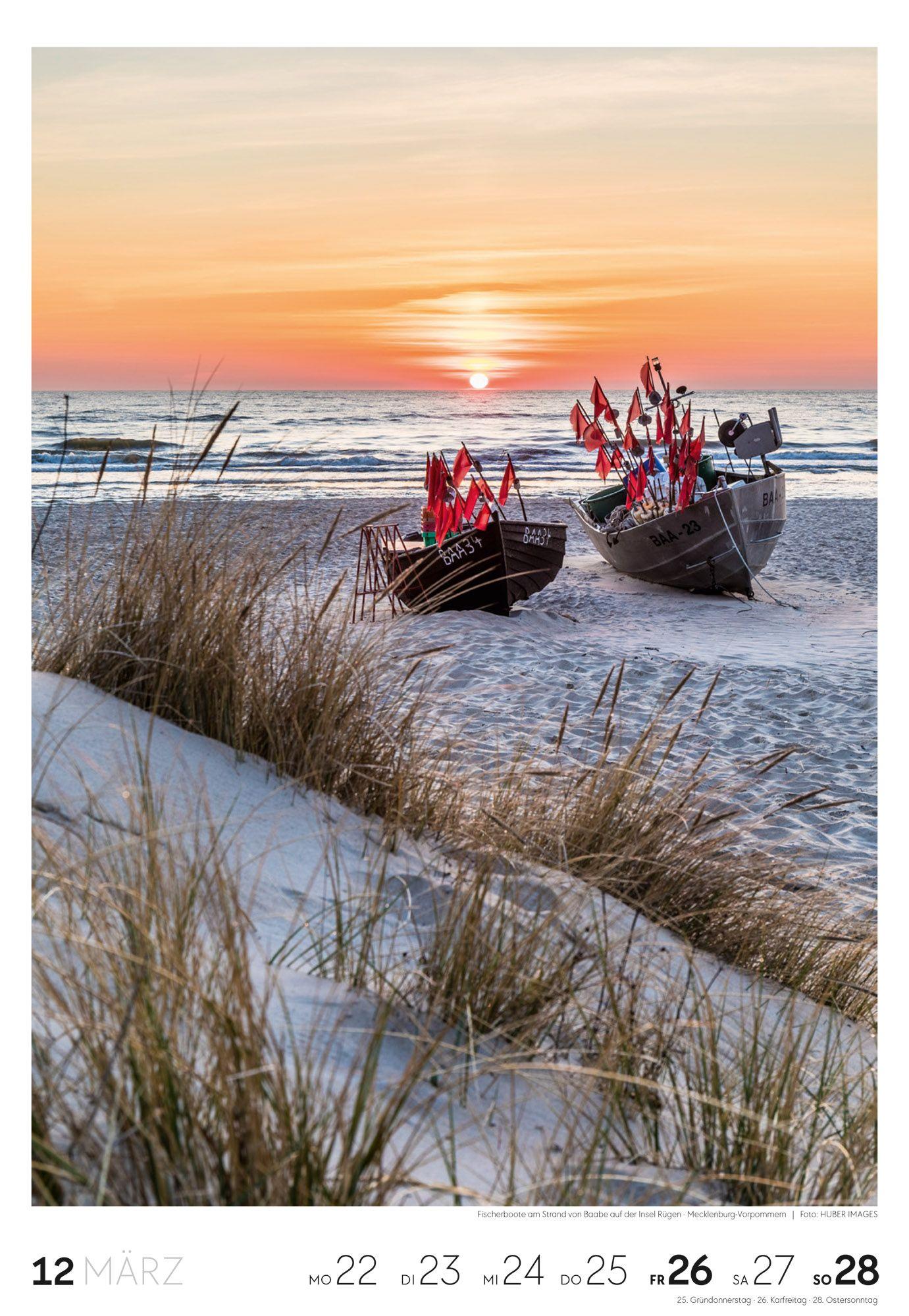 Beispielinhalt (Bild) Küste Wochenkalender 2027