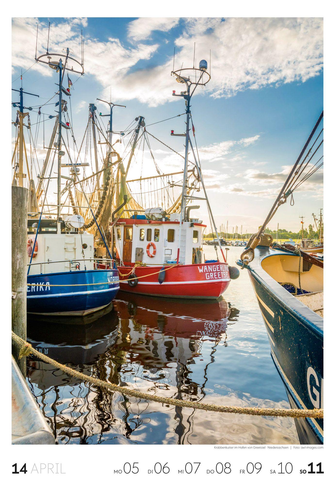 Beispielinhalt (Bild) Küste Wochenkalender 2027