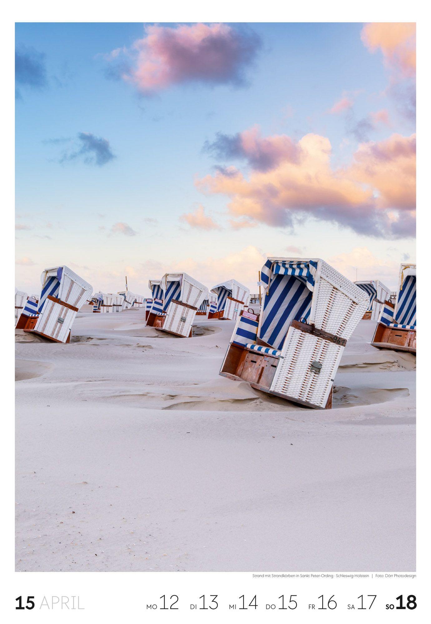 Beispielinhalt (Bild) Küste Wochenkalender 2027