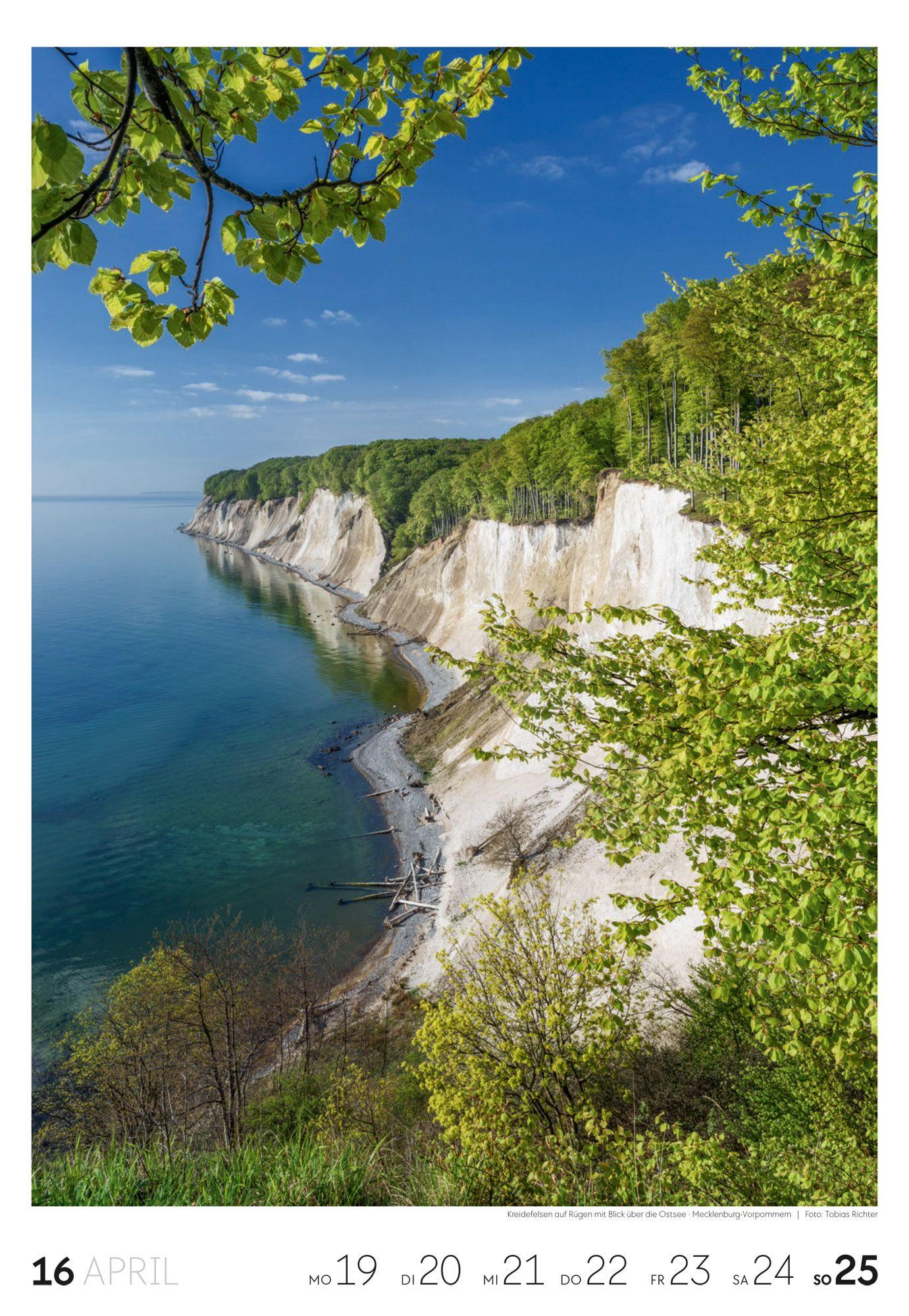 Beispielinhalt (Bild) Küste Wochenkalender 2027