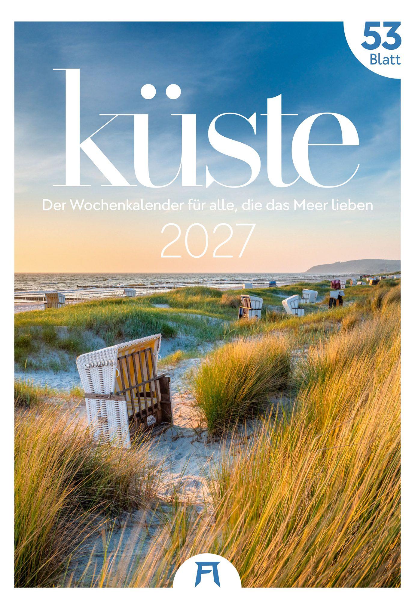 Vorderes Coverbild Küste Wochenkalender 2027