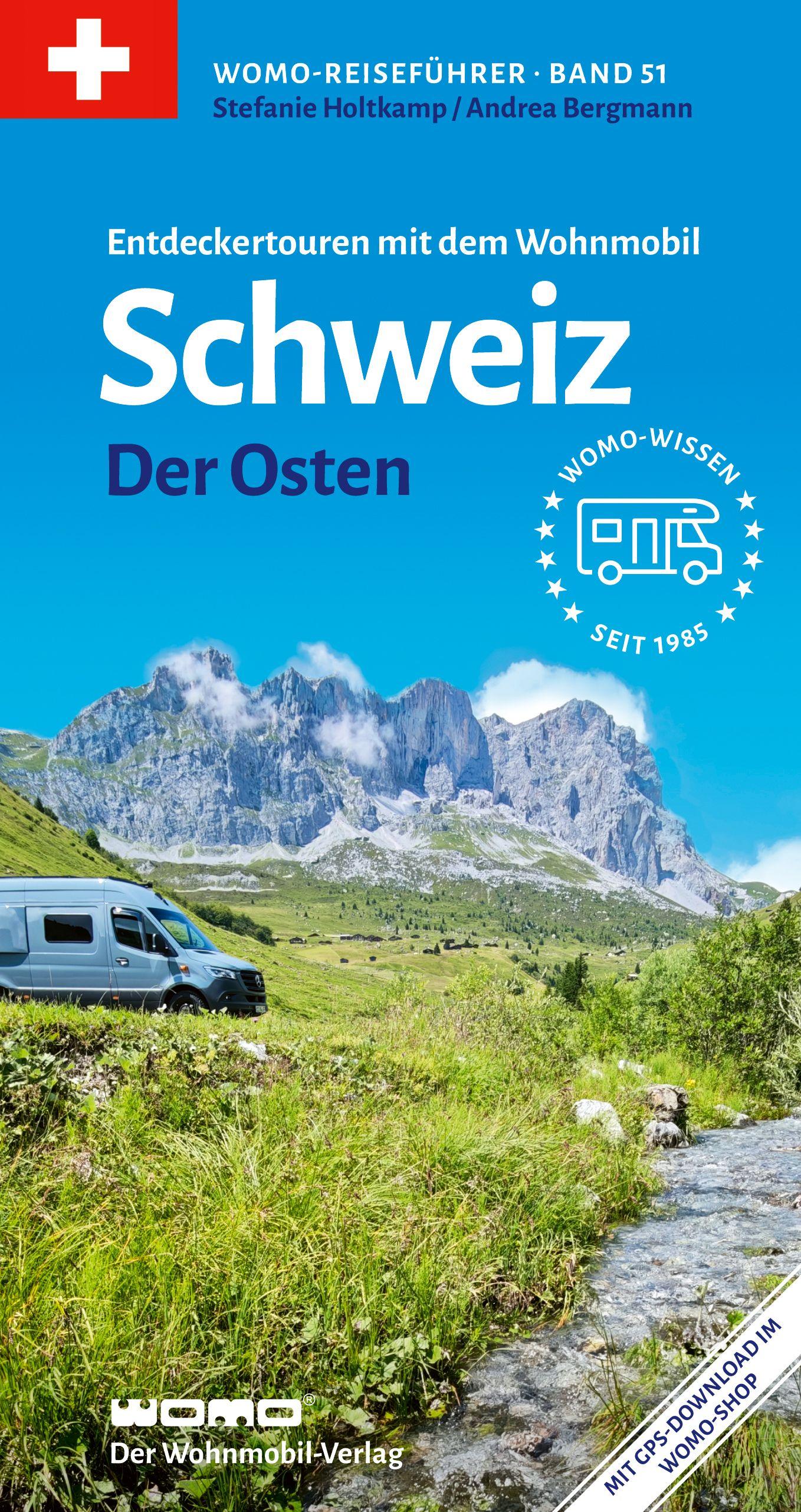Vorderes Coverbild Entdeckertouren mit dem Wohnmobil Schweiz Der Osten